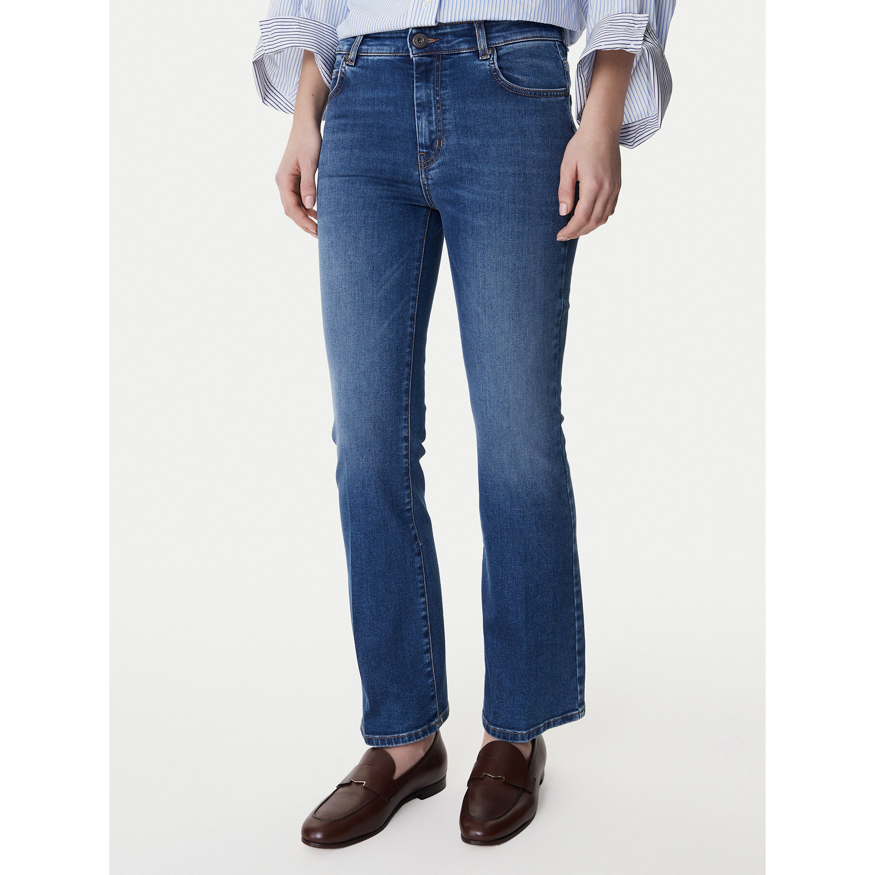 Weekend Max Mara Jeansy Rapallo 2615181071 Niebieski Skinny Fit