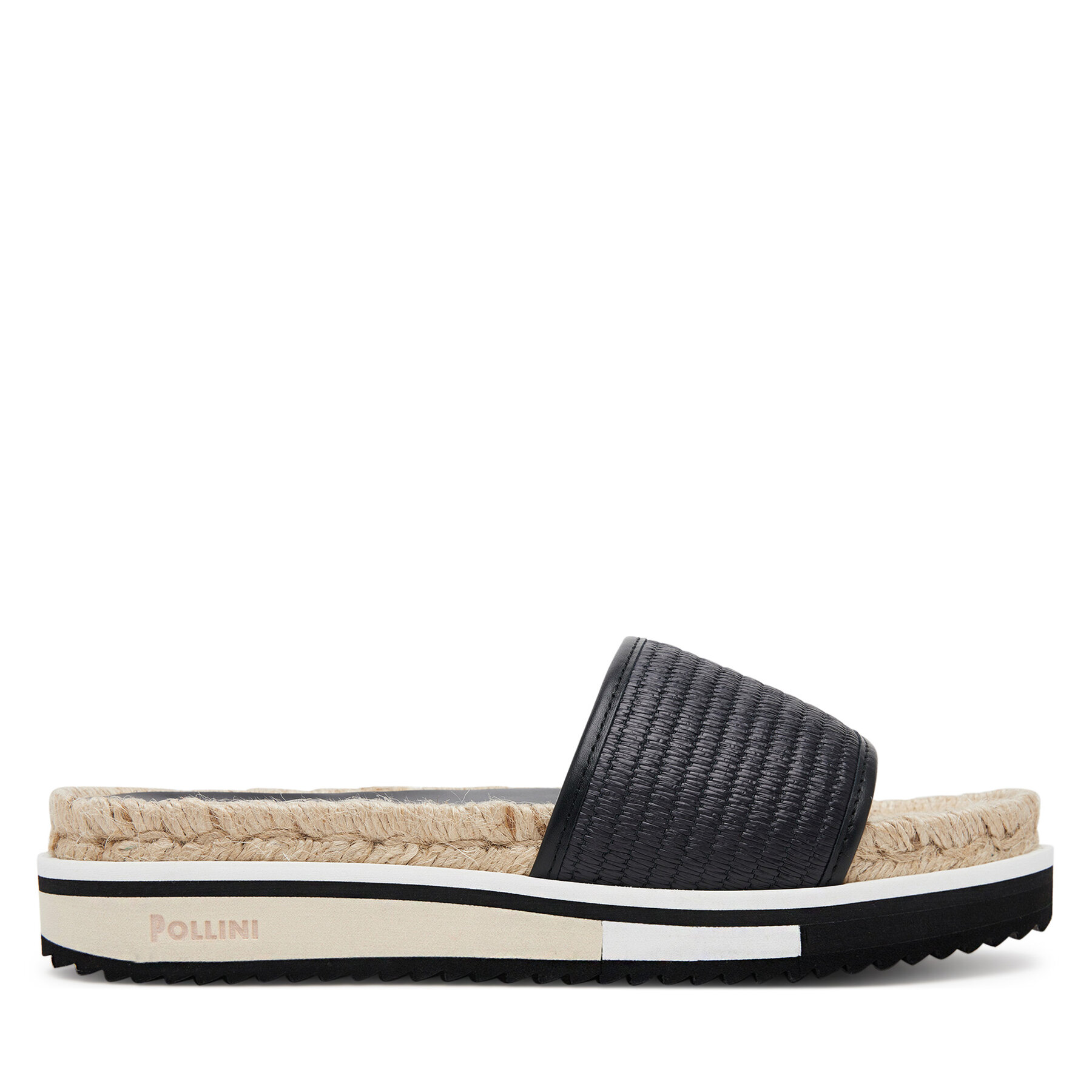 Pollini Espadryle SA28295G0MTN100A Czarny