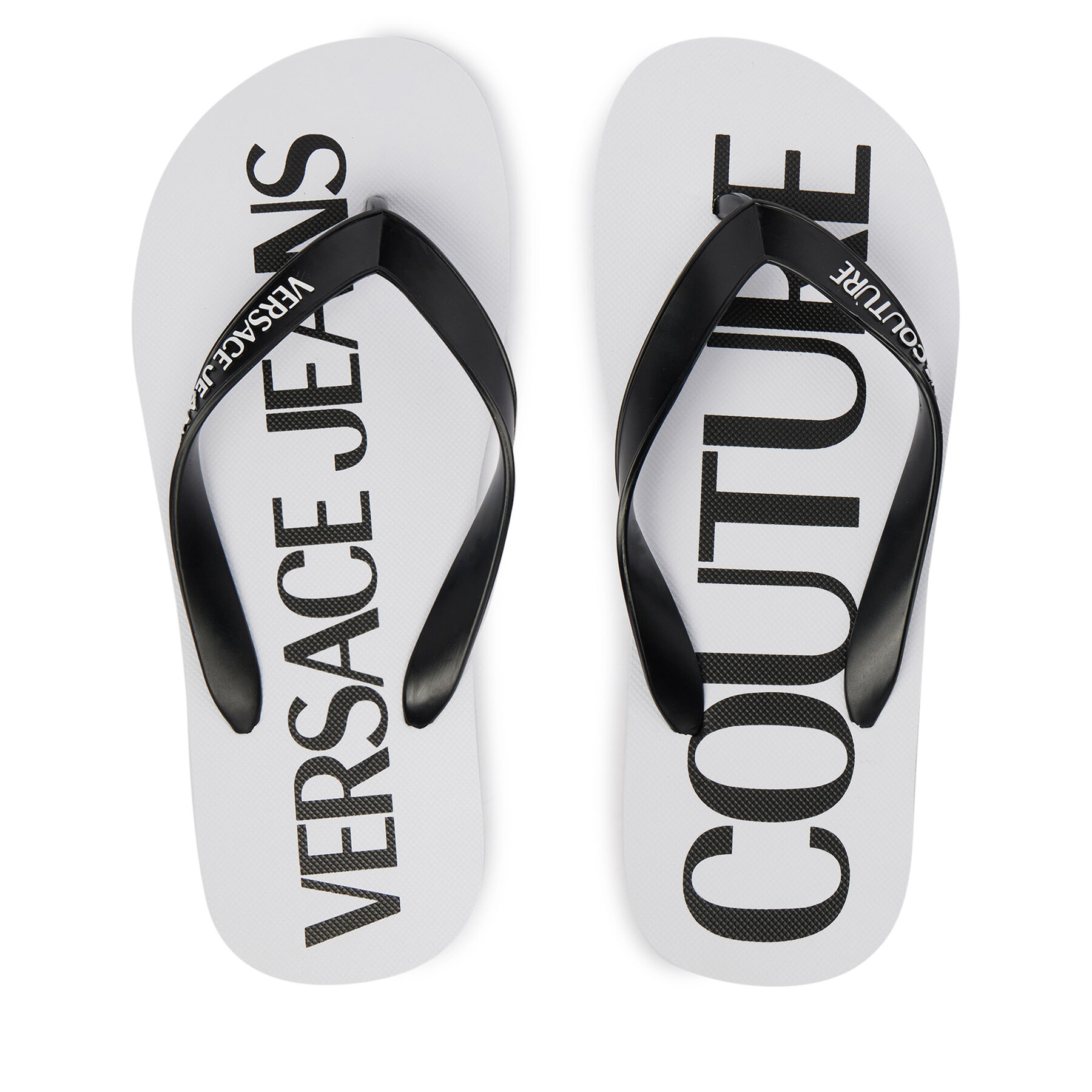 Versace Jeans Couture Japonki 80VA3SQ7 ZSS81 Biały