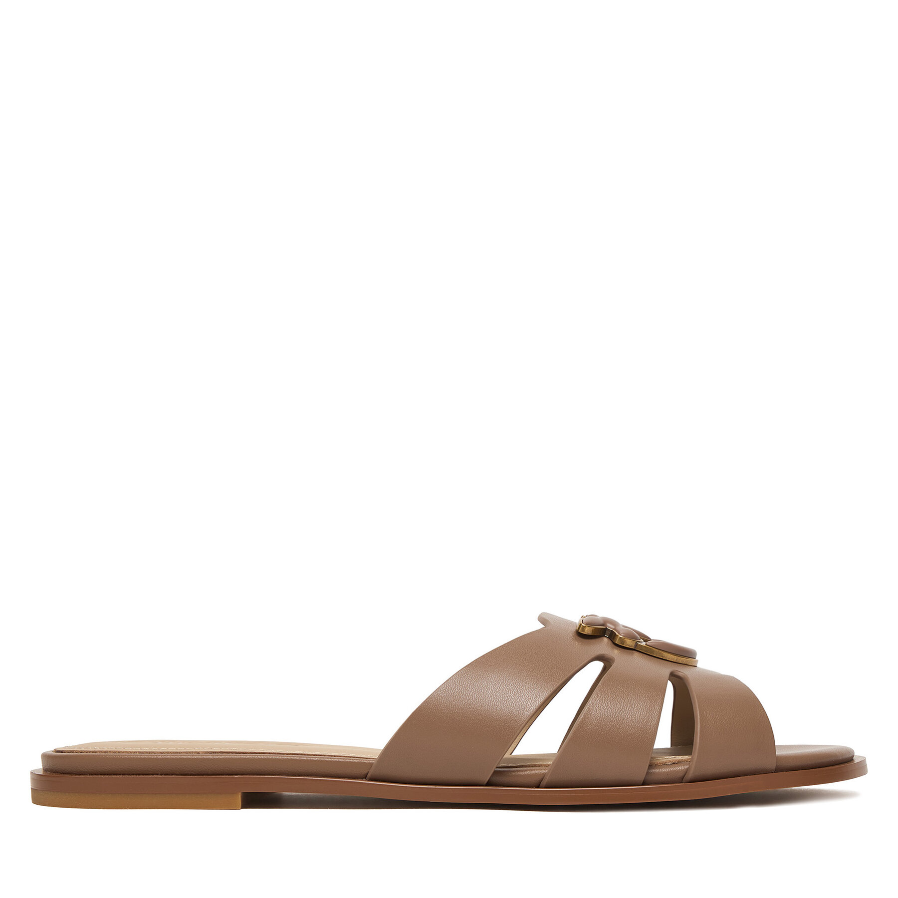 PINKO Klapki Milly 04 SD0463P001 Beżowy