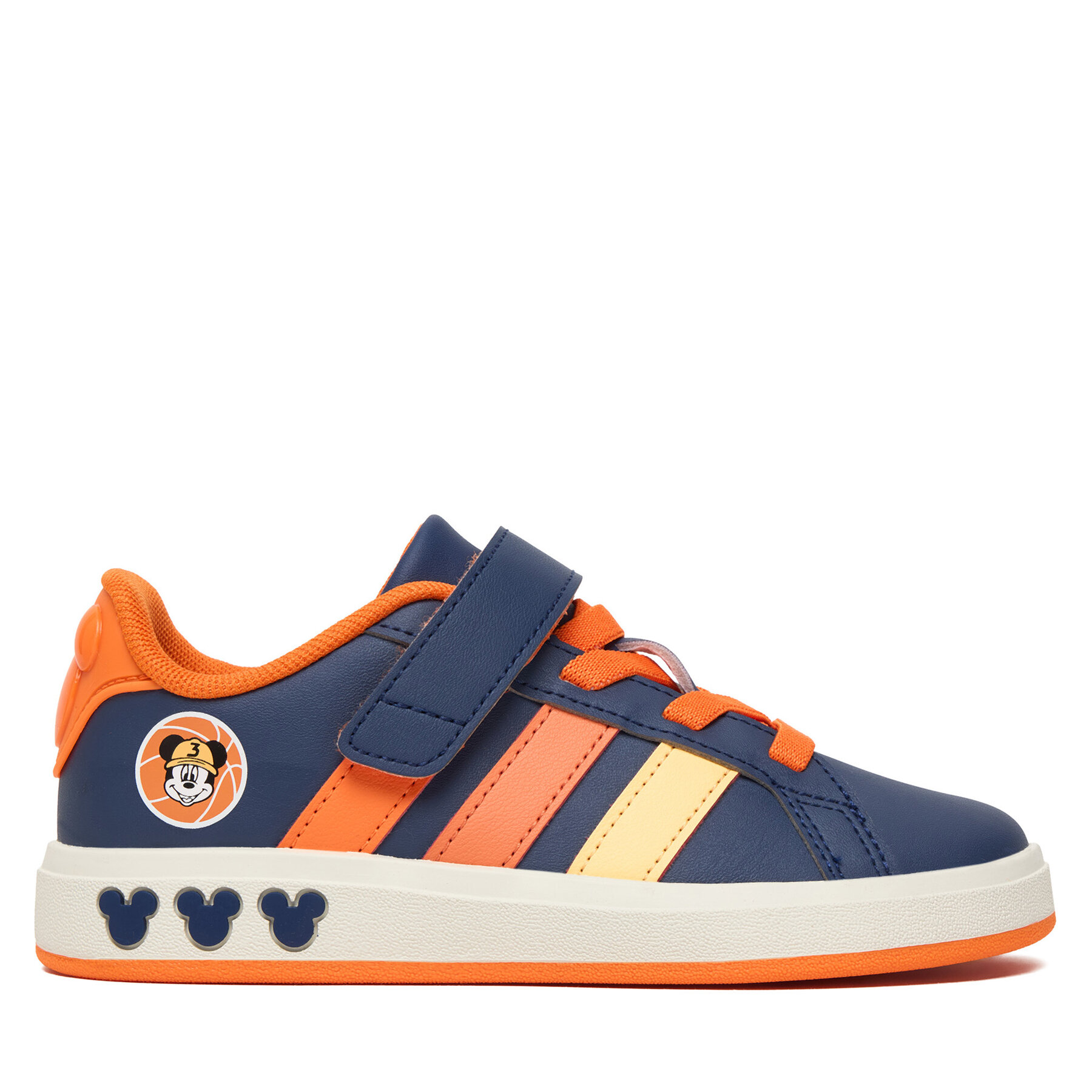adidas Sneakersy Grand Court Mickey El K JS2345 Granatowy