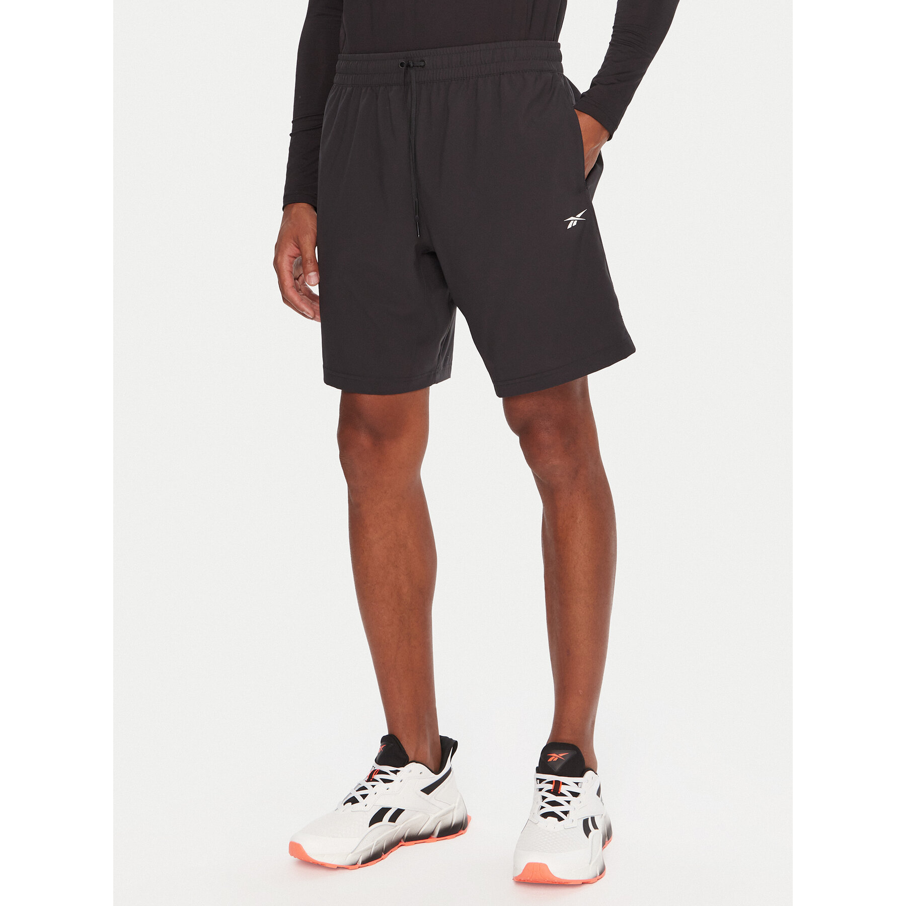 Reebok Szorty sportowe RK25181CCM Czarny Regular Fit