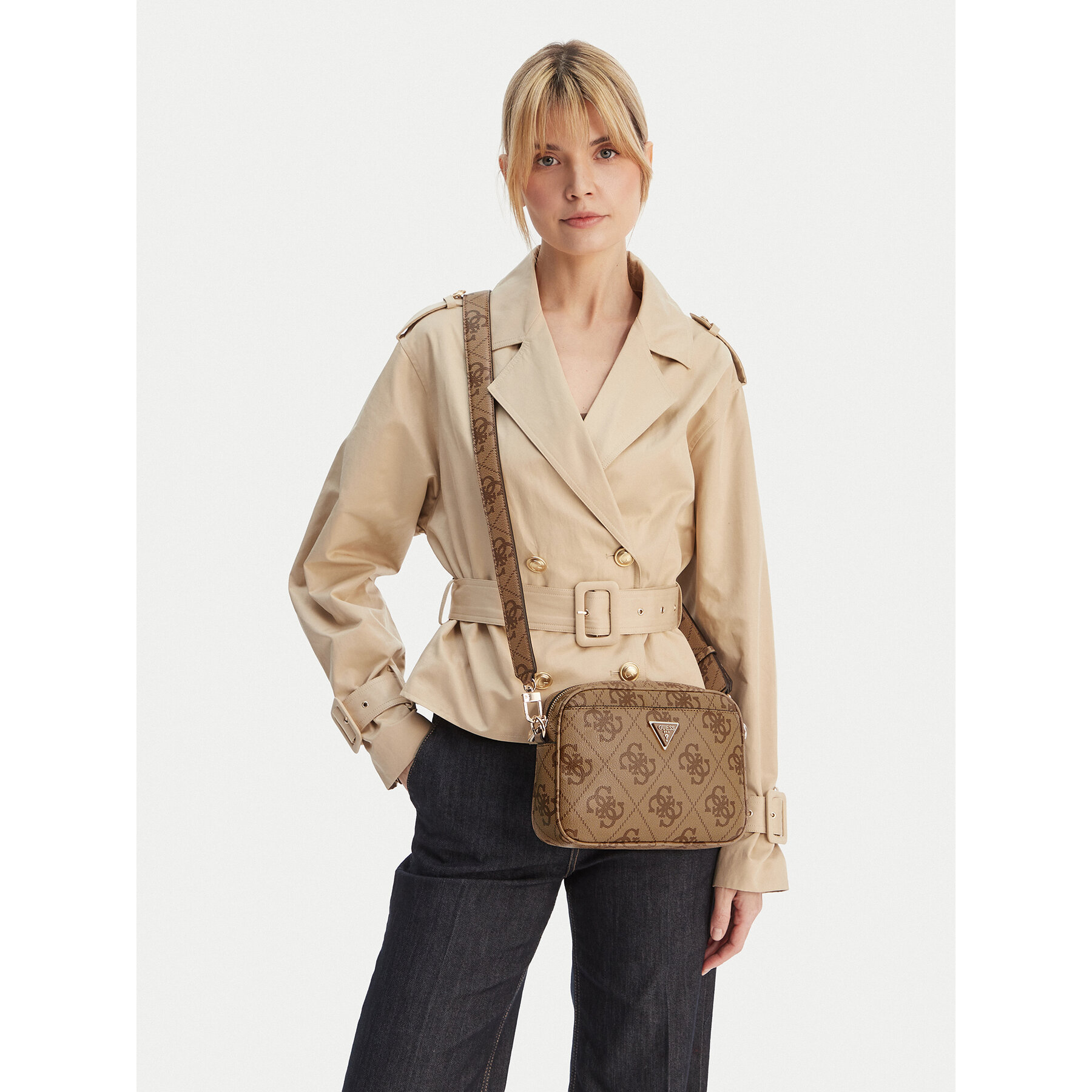 Guess Torebka Meridian II HWOS69 74140 Beżowy