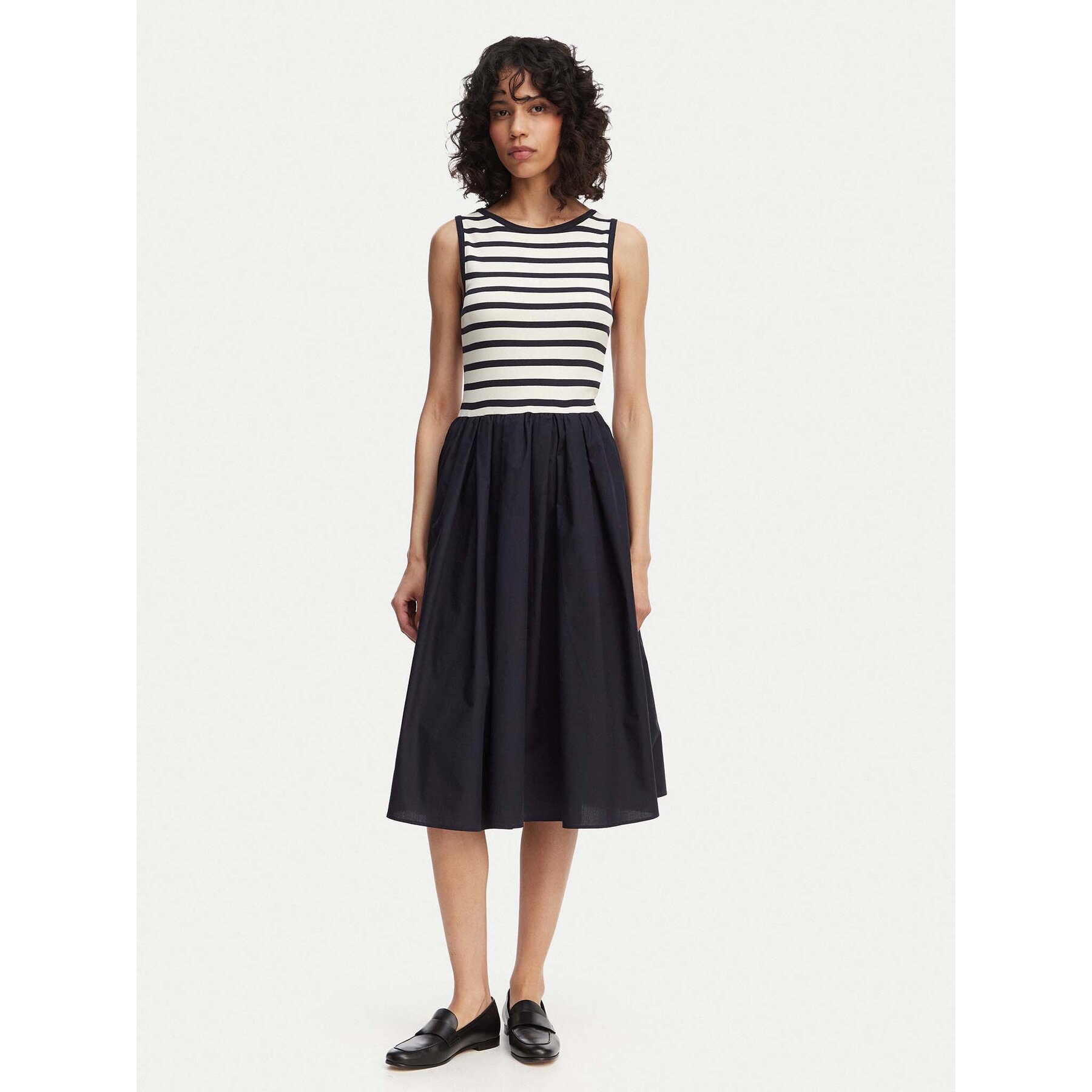 Gant Sukienka letnia 4503509 Granatowy A-Line Fit