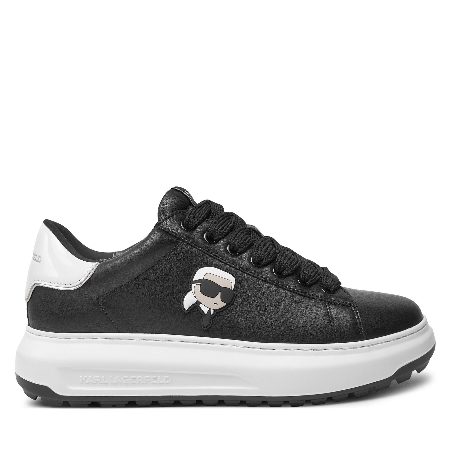 KARL LAGERFELD Sneakersy KL57530 Czarny