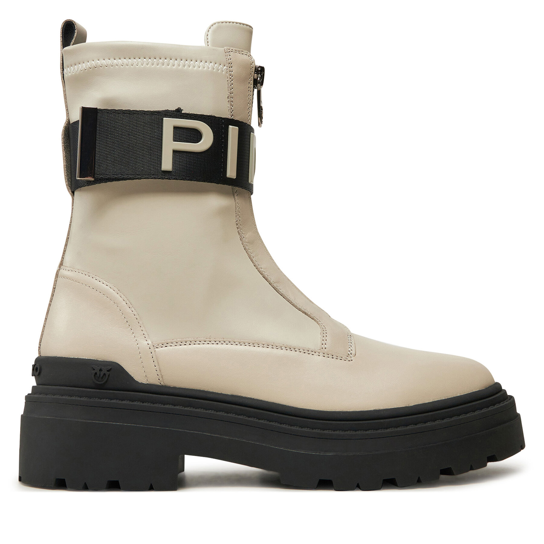 PINKO Botki Mia 13 SD0219 P061 Écru