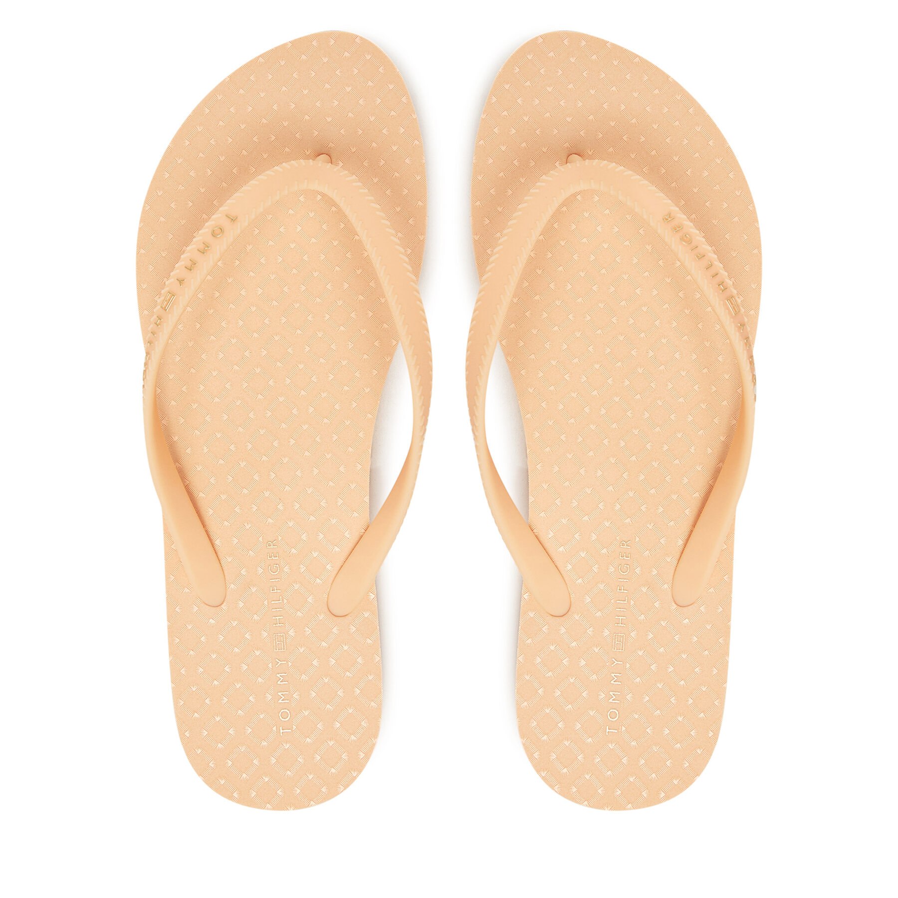 Tommy Hilfiger Japonki Hilfiger Strap Beach Sandal FW0FW08736 Pomarańczowy