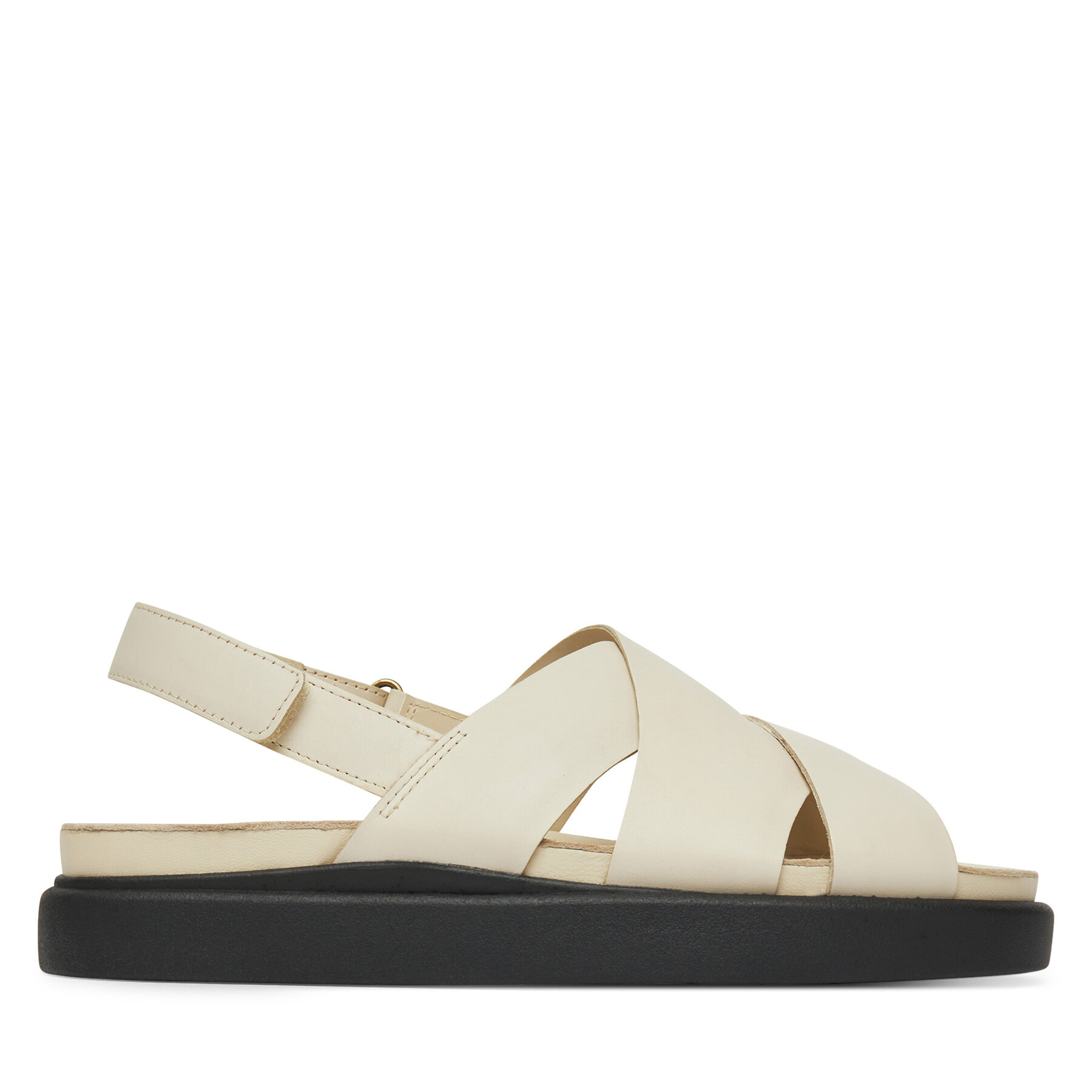 Clarks Sandały Aristella Sun 26181257 Beżowy