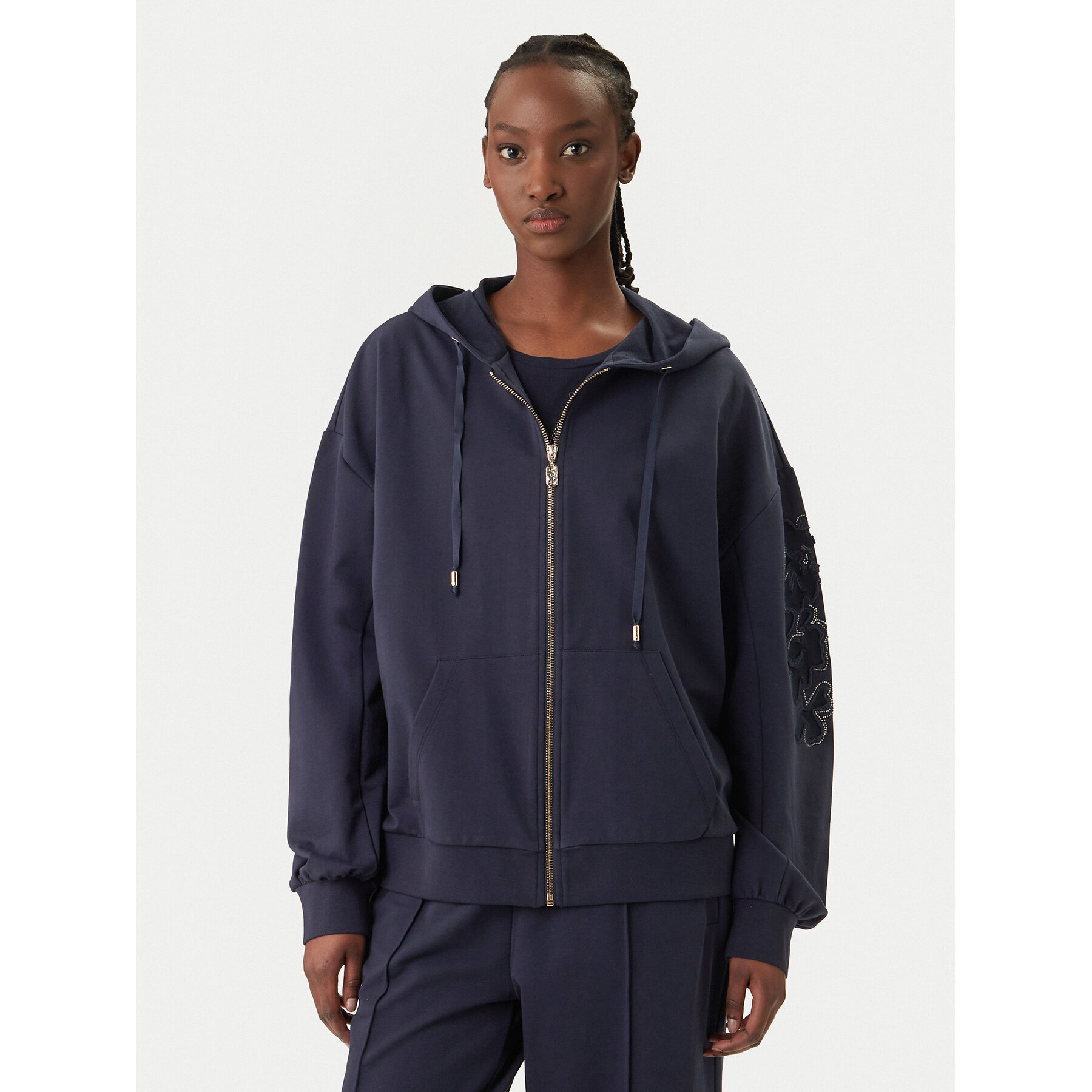 Liu Jo Sport Bluza TA6204 FS090 Granatowy Regular Fit