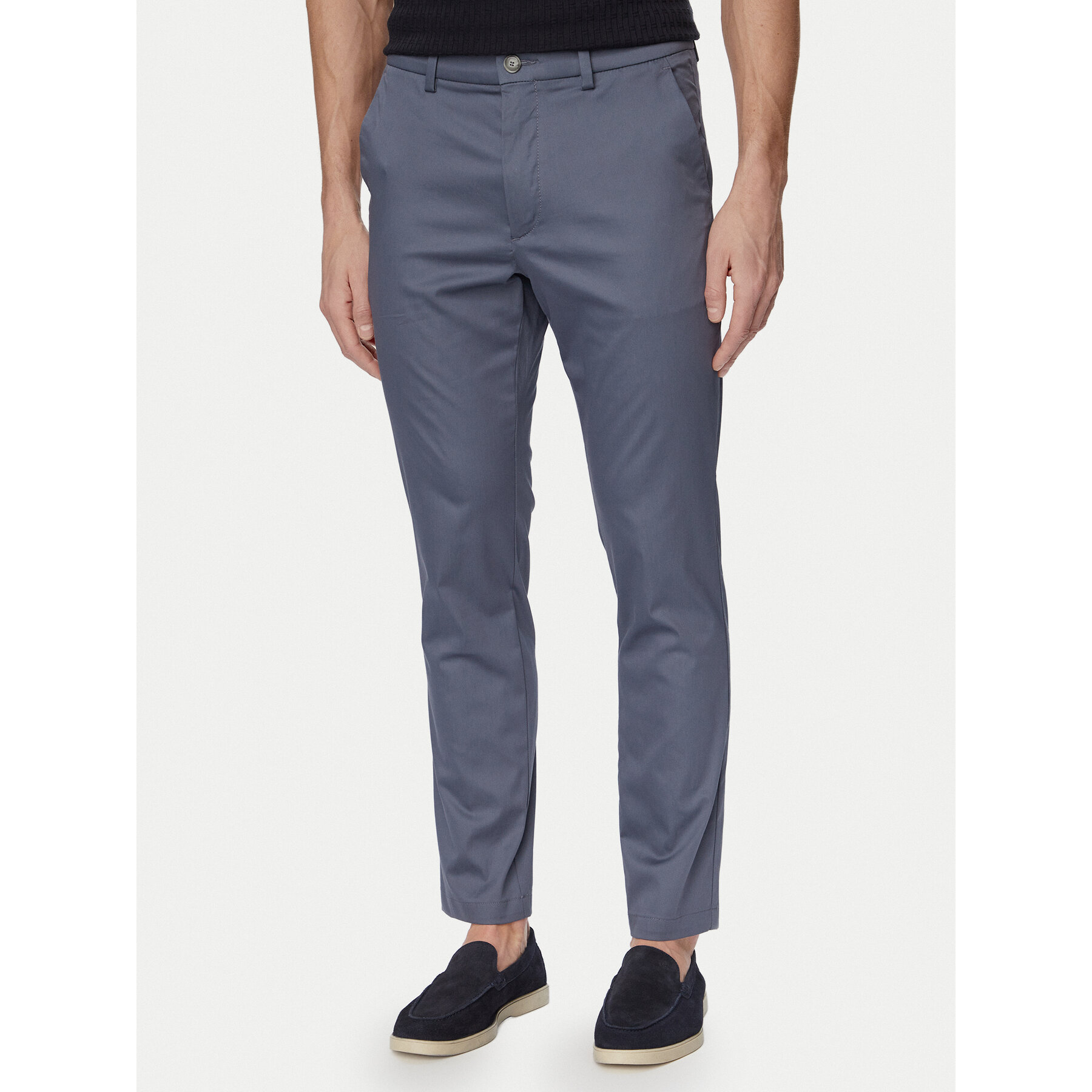 BOSS Spodnie materiałowe P-Kaiton1 50553841 Niebieski Slim Fit