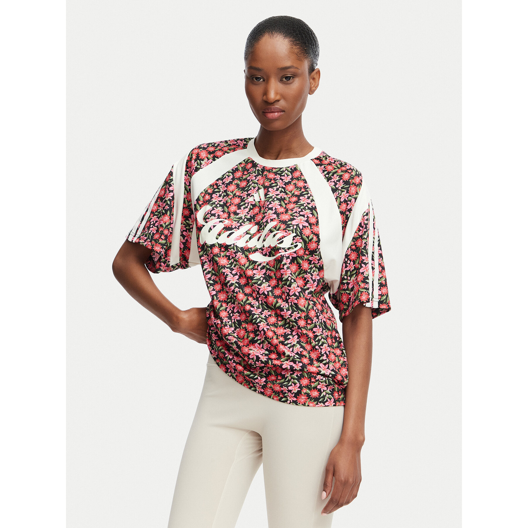 adidas T-Shirt Adidas X Farm Rio House Of Tiro KR0241 Kolorowy Regular Fit