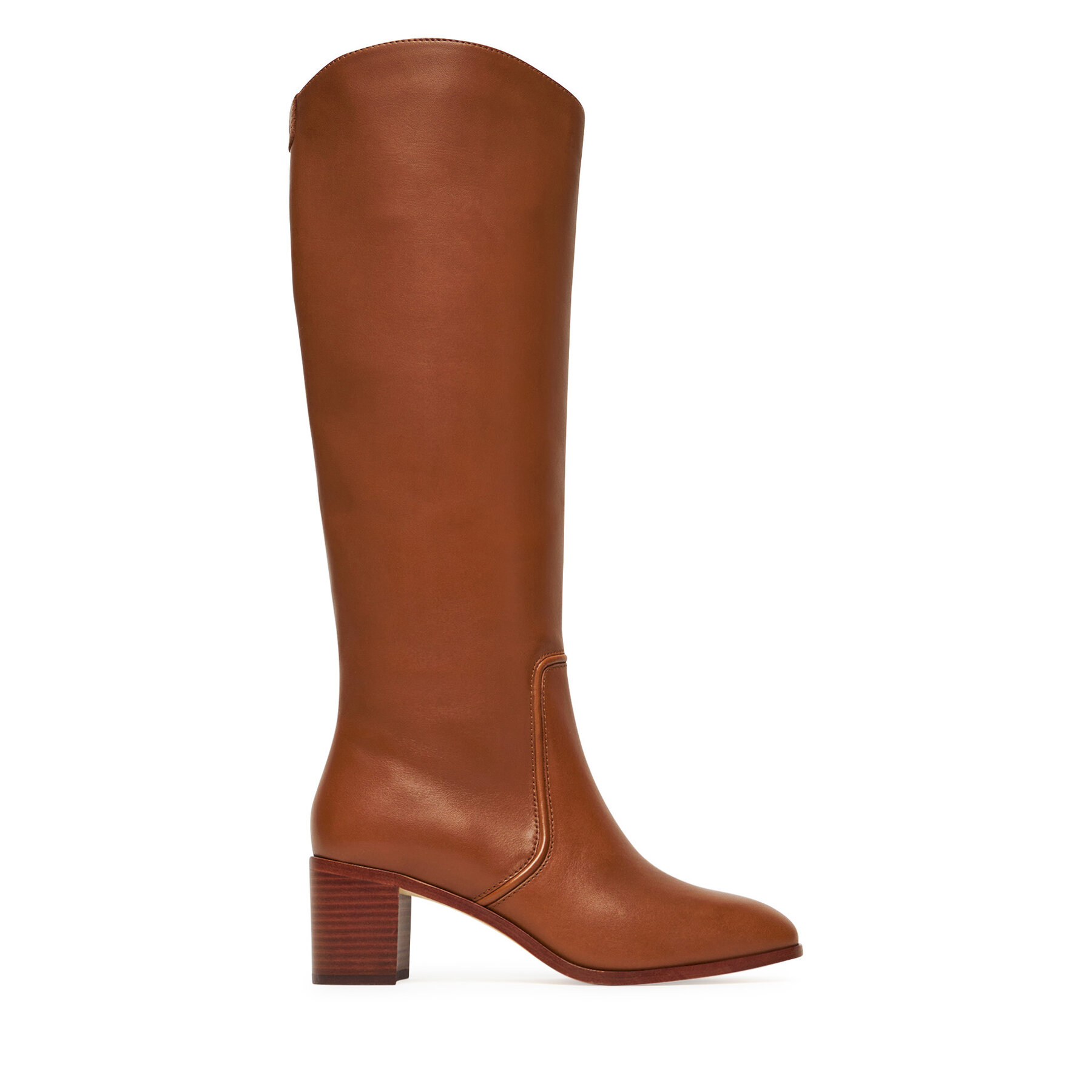 LAUREN RALPH LAUREN Kozaki Charly Bo Tal 802974388001 Brązowy