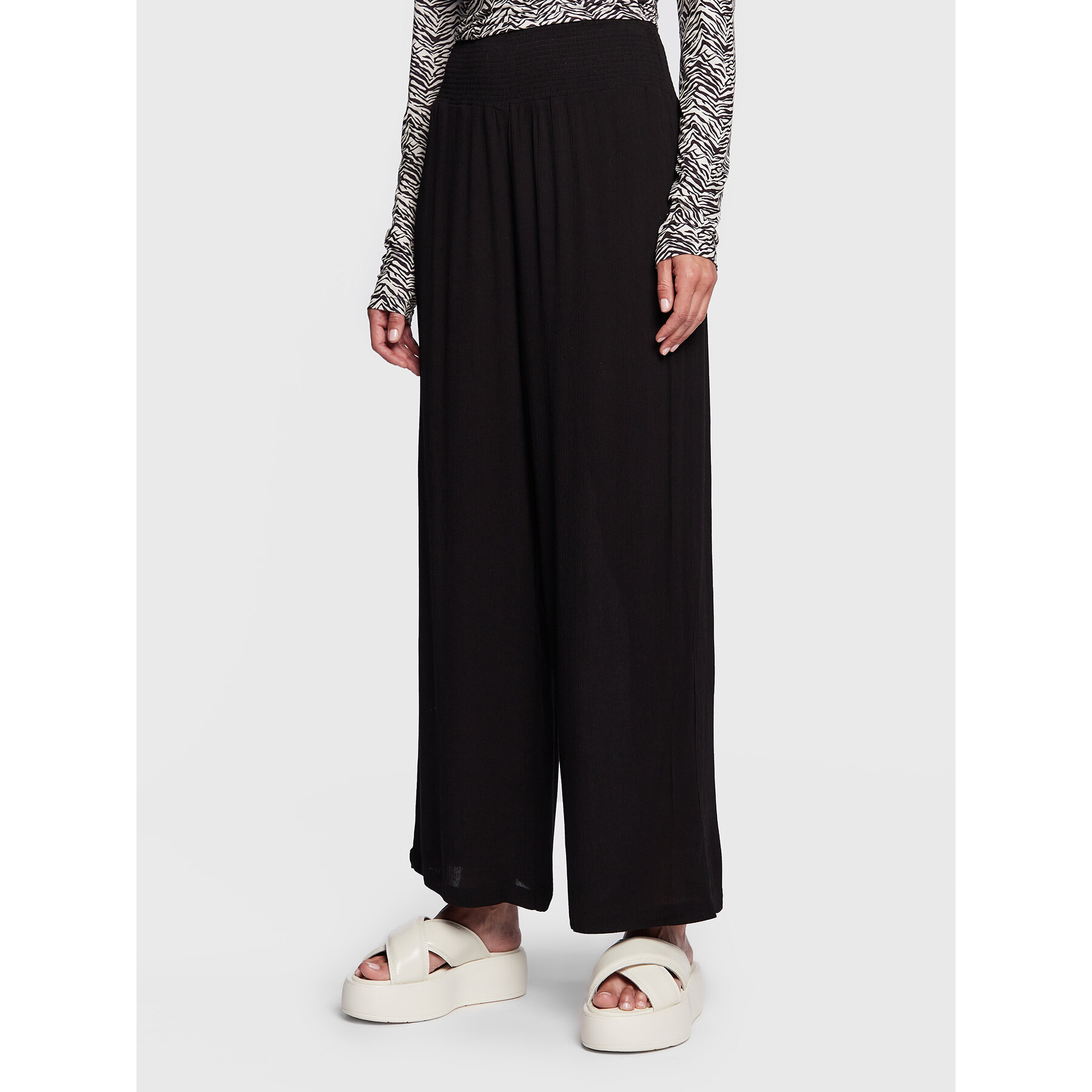 Lauren Ralph Lauren Spodnie materiałowe 20151090 Czarny Regular Fit