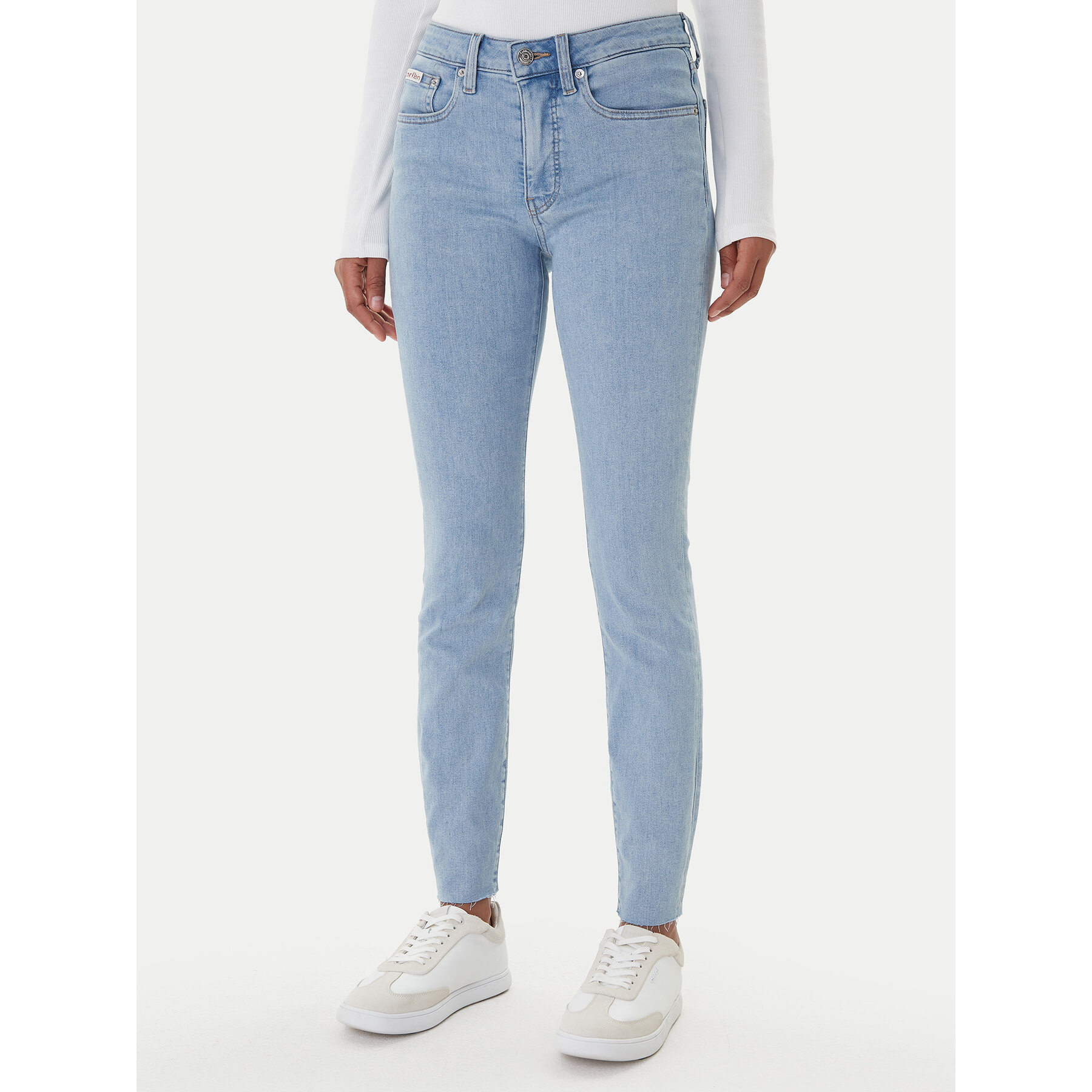 Calvin Klein Jeans Jeansy LV047E617G Niebieski Skinny Fit