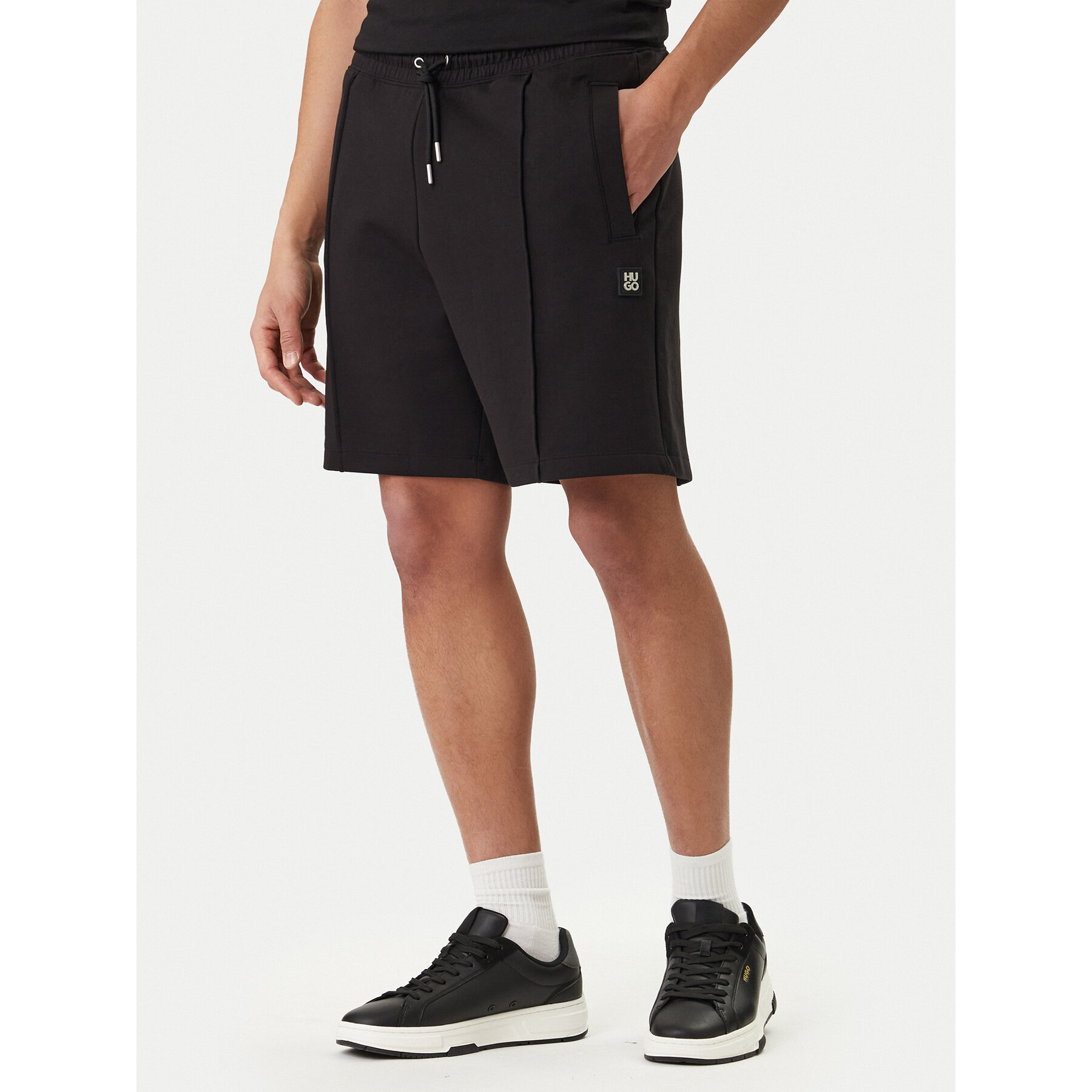 HUGO Szorty sportowe Dimacshort 50562844 Czarny Regular Fit