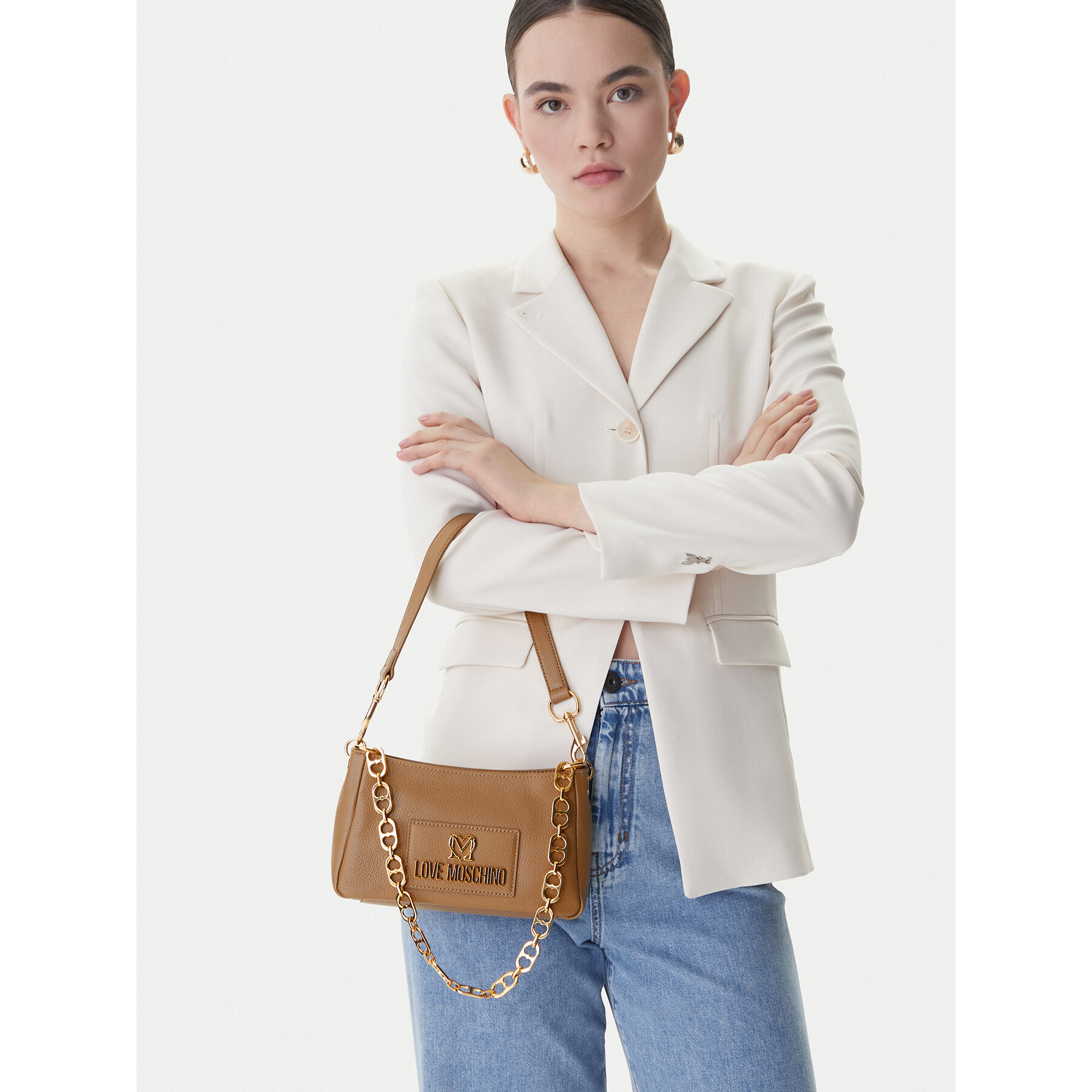 LOVE MOSCHINO Torebka JC4167PP1OL1210A Beżowy