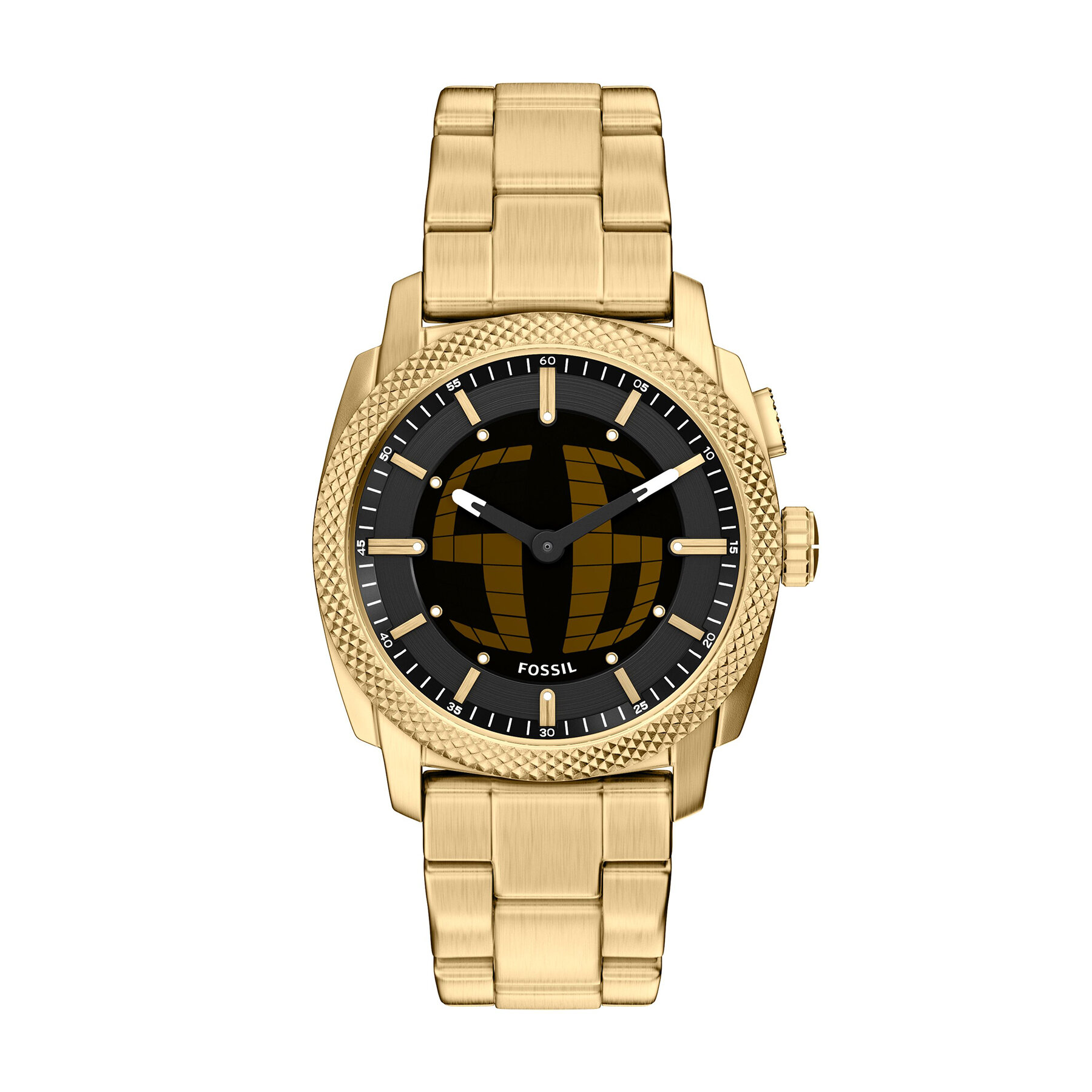 Fossil Zegarek Machine Big Tic FS6157 Złoty