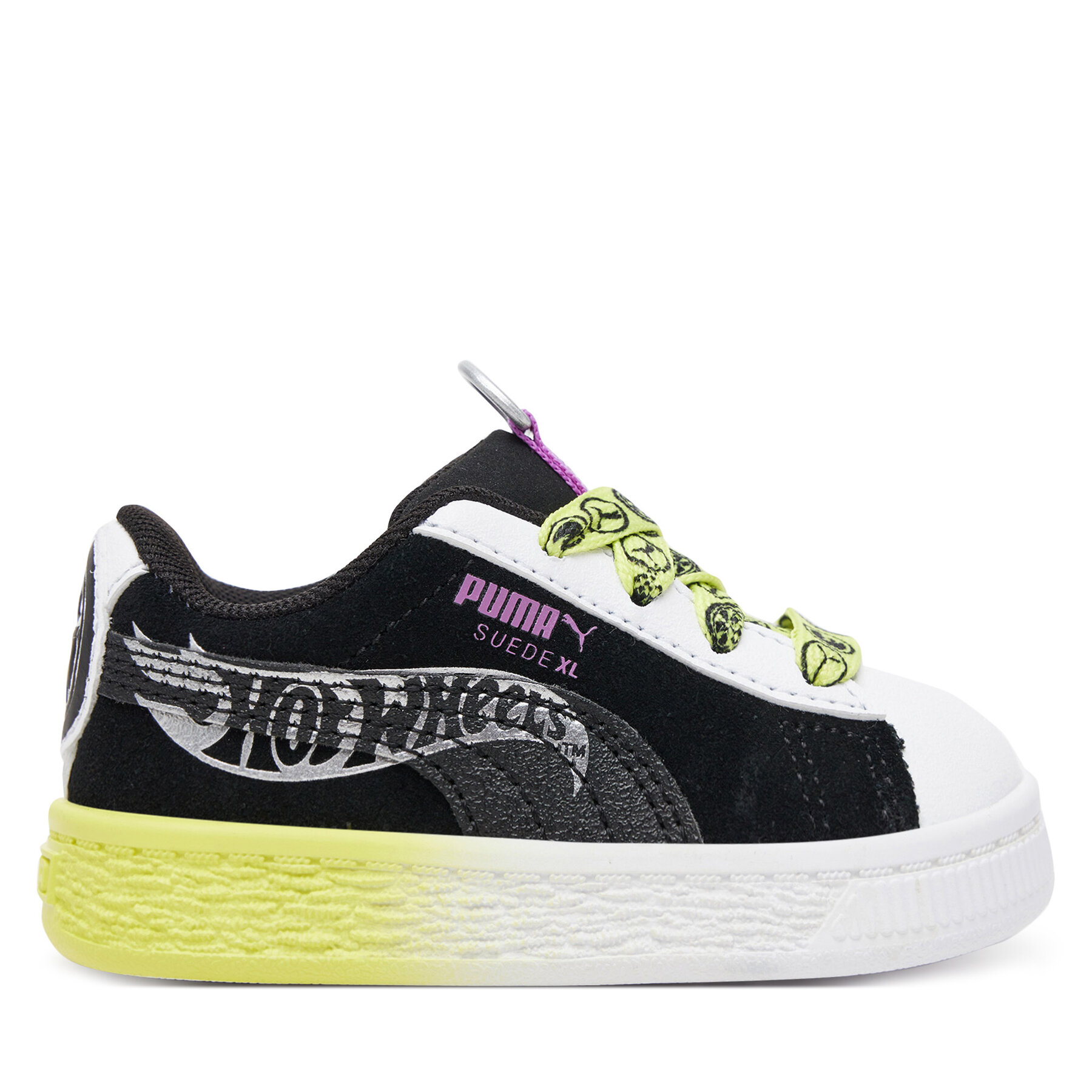 Puma Sneakersy Suede XL Hot Wheels AC Inf 401403 01 Czarny