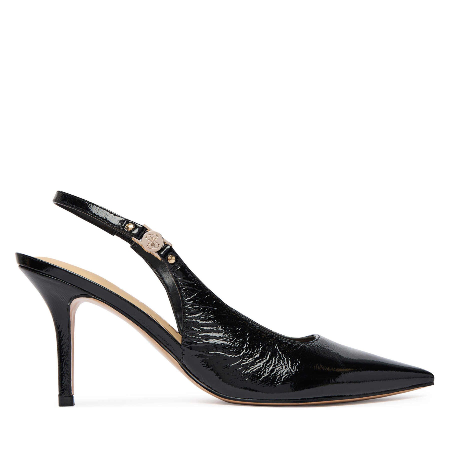 Guess Szpilki FLTNAS LEP05 Czarny