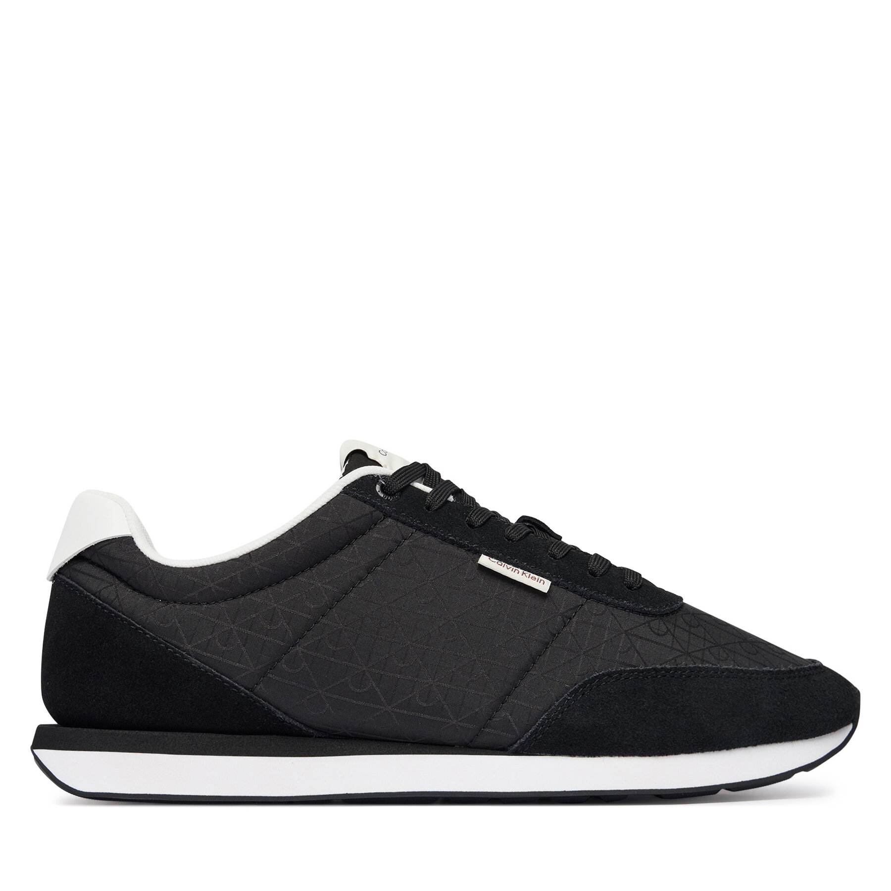 Calvin Klein Sneakersy Retro Runner Ripstop Aop Ny HM0HM02140 Czarny
