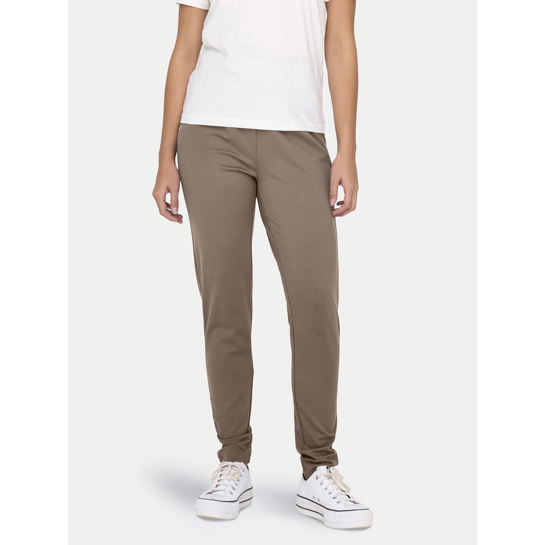 ONLY Spodnie materiałowe Poptrash 15115847 Brązowy Regular Fit