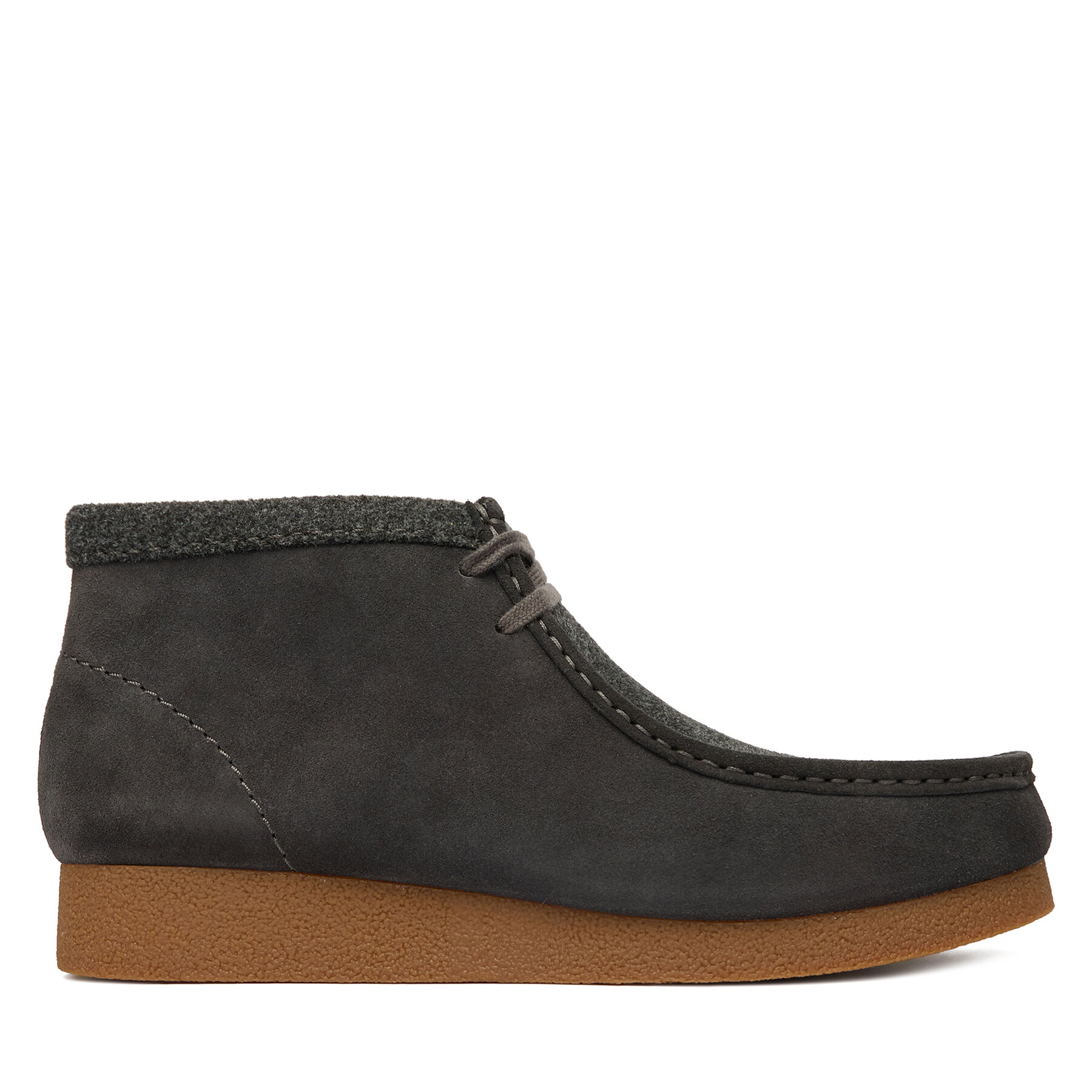 Clarks Trzewiki WallabeeEVO BT 26183994 Szary