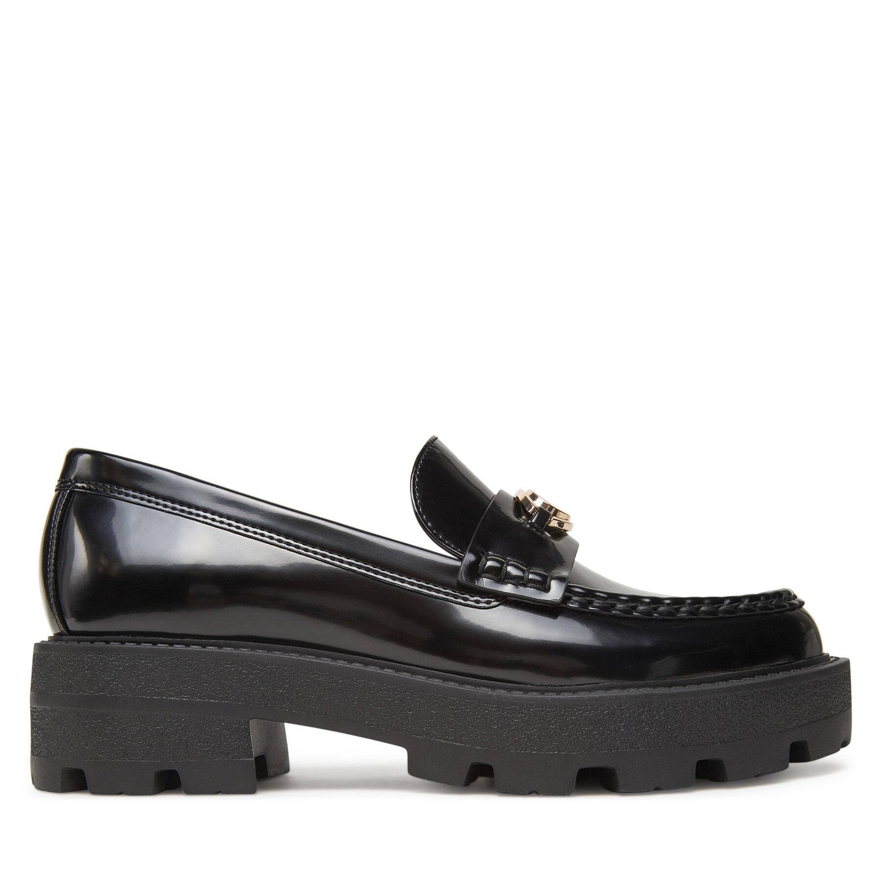 Guess Loafersy FLTYNK ELE14 Czarny