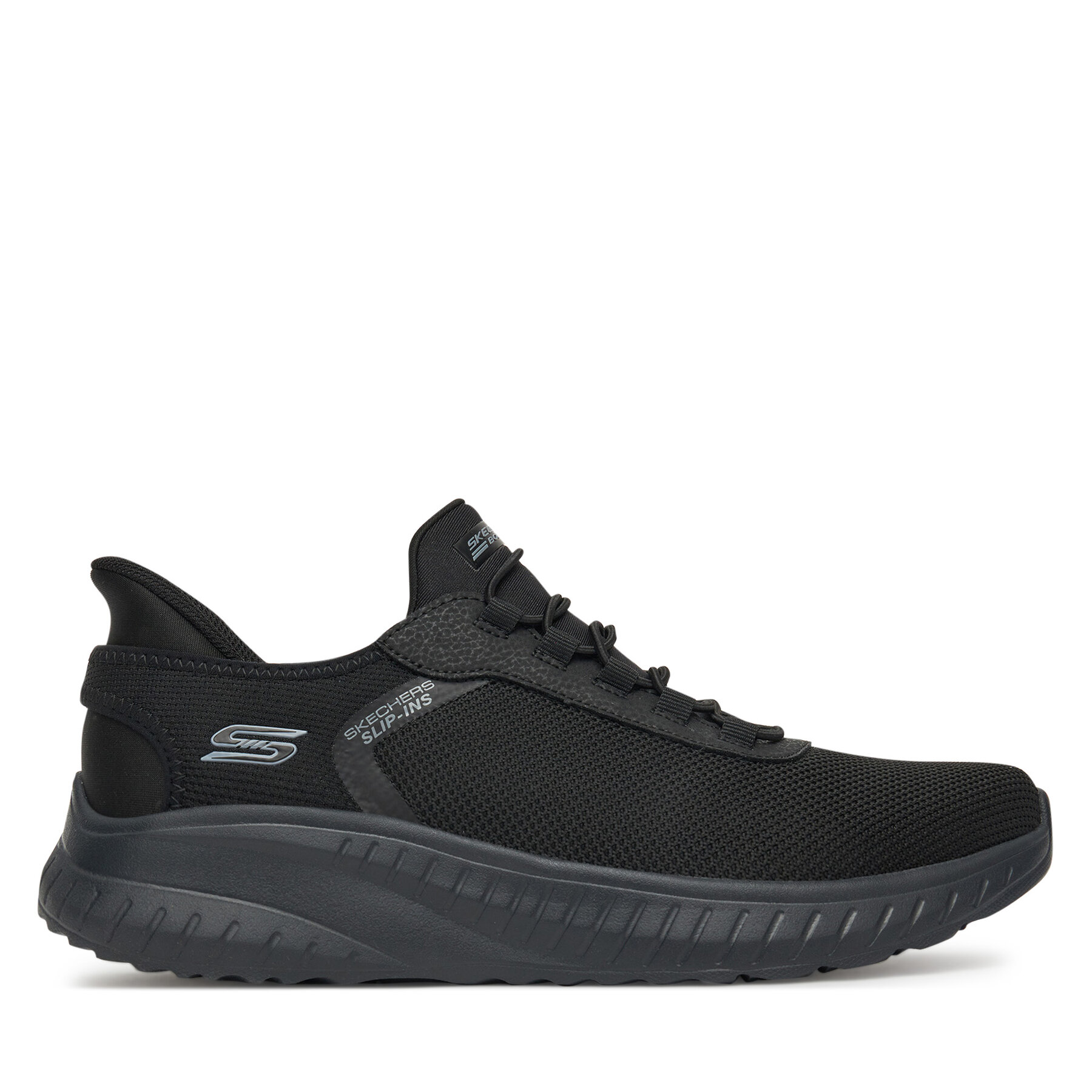 Skechers Sneakersy SLIP INS BOBS SPORT SQUAD 118303 BBK_ Czarny