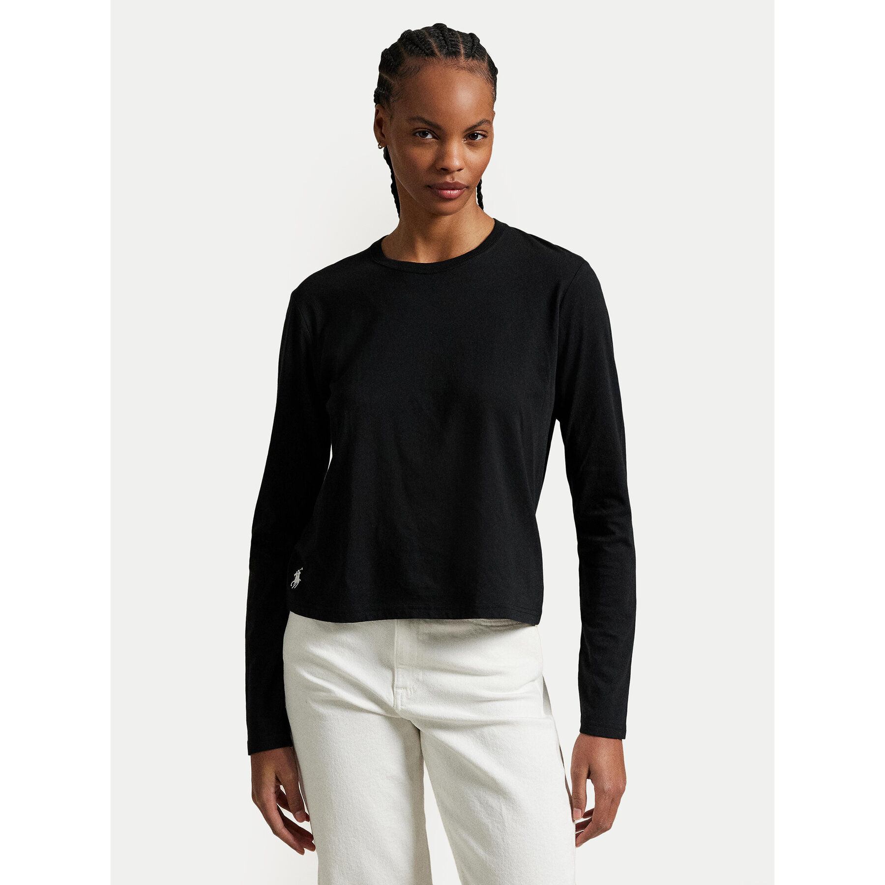 Polo Ralph Lauren Bluzka 211967103002 Czarny Classic Fit