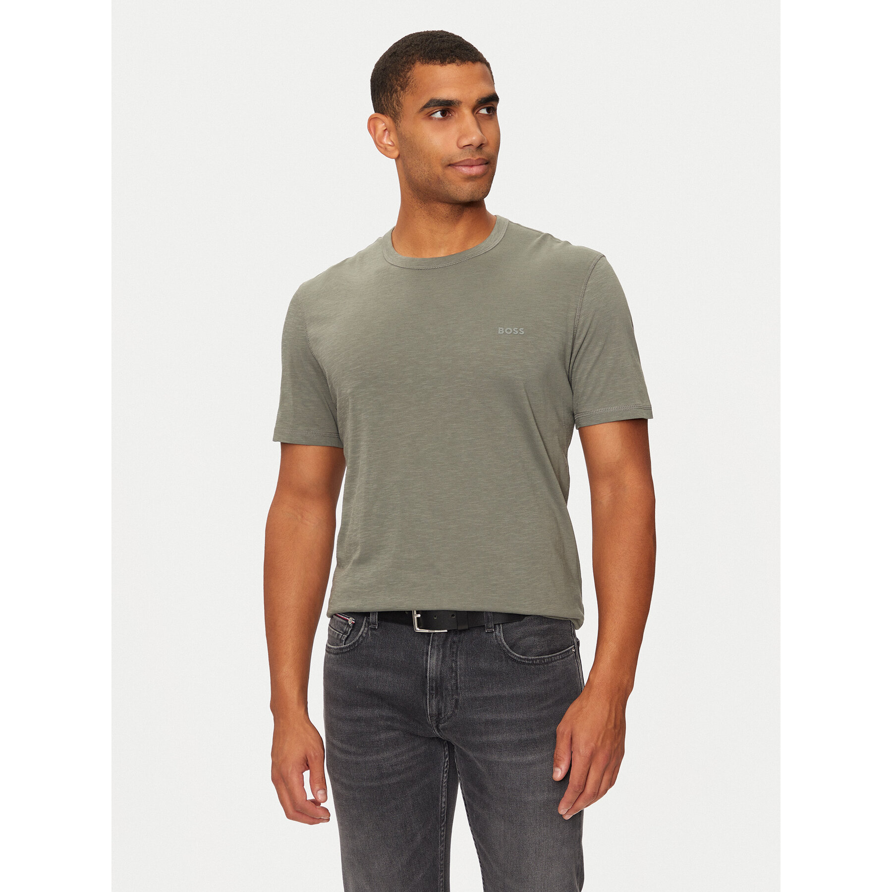 Boss T-Shirt Tegood 50508243 Szary Regular Fit