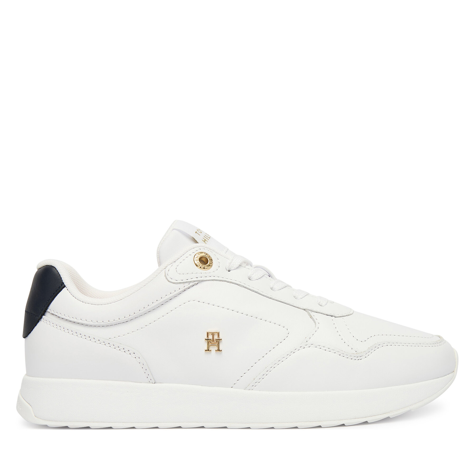 Tommy Hilfiger Sneakersy Corporate Mix Mat Runner FW0FW09318 Biały