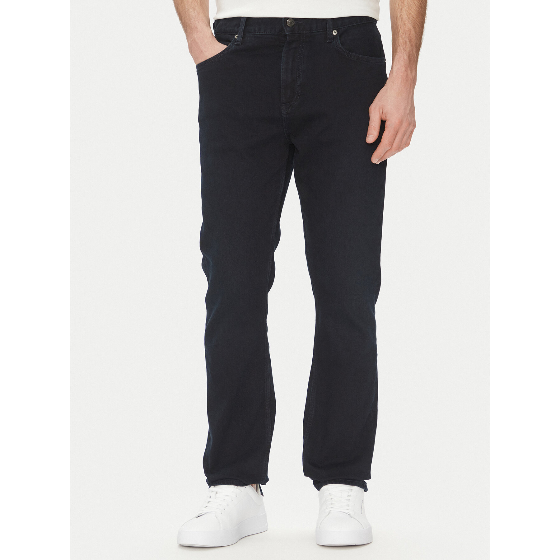 Tommy Hilfiger Jeansy MW0MW39039 Granatowy Regular Fit