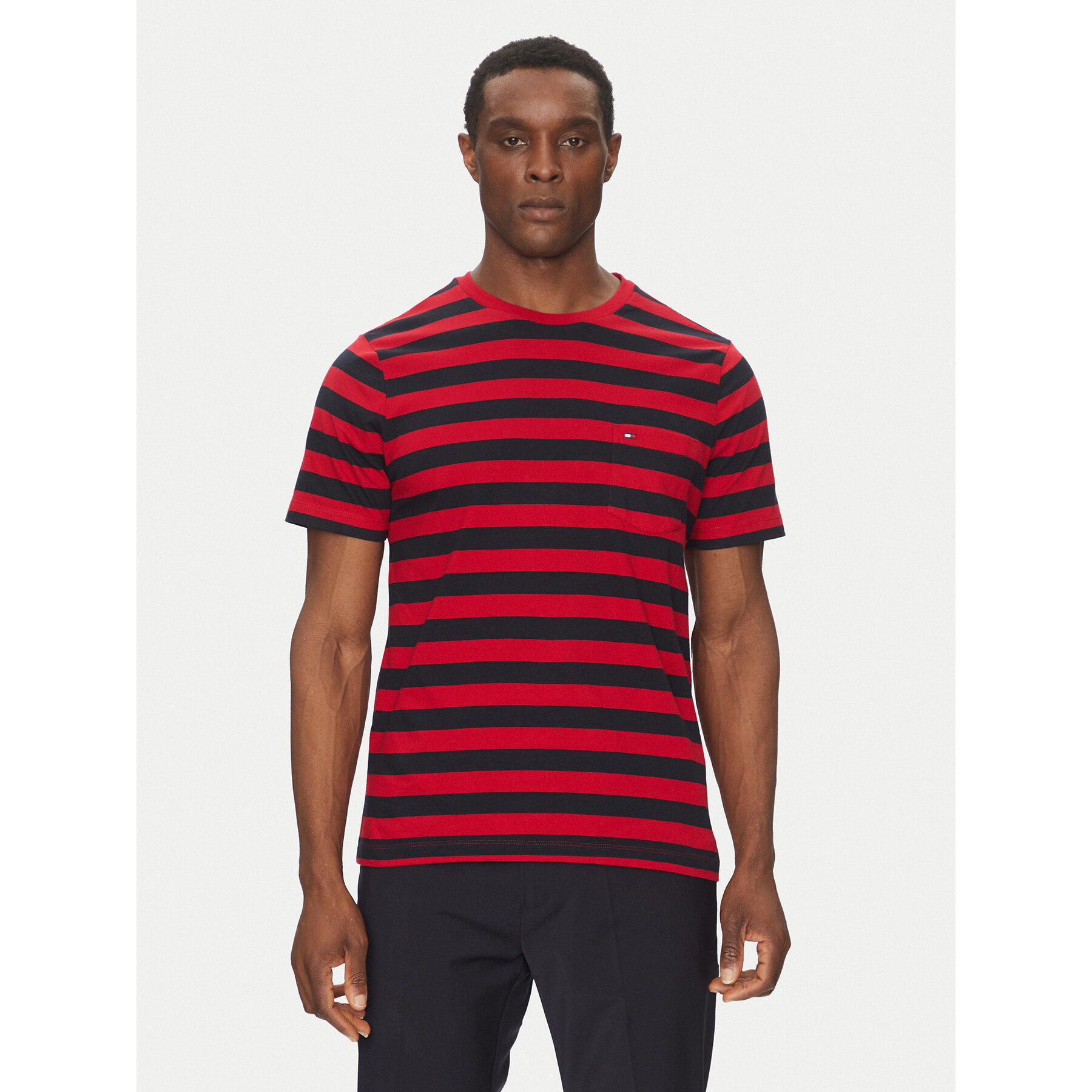 Tommy Hilfiger T-Shirt Essential MW0MW37283 Czerwony Regular Fit
