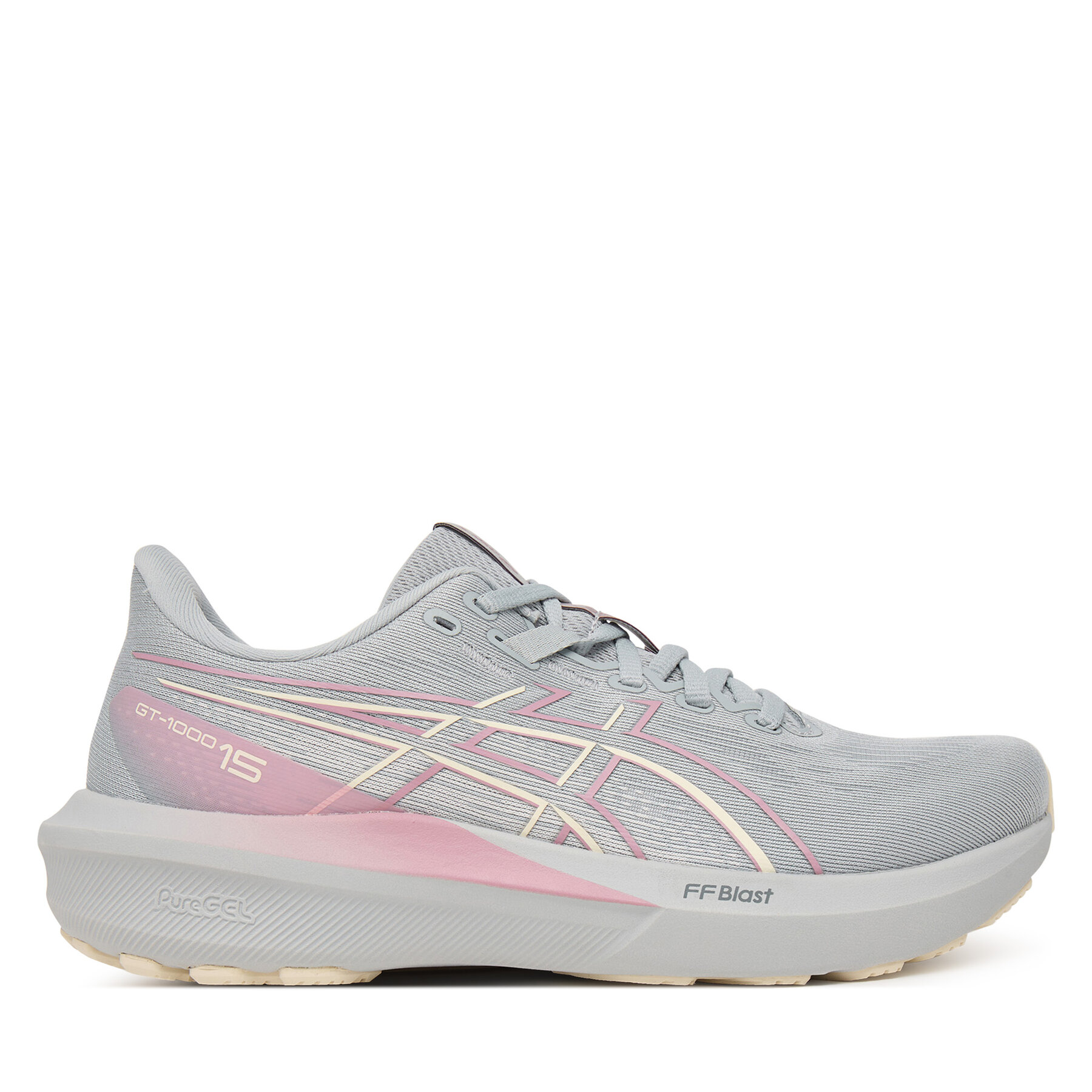 Asics Buty do biegania Gt-1000 15 1012B994 Szary