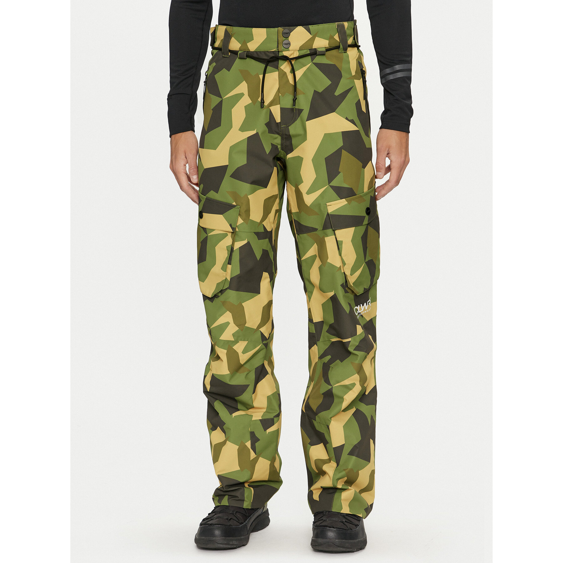 Colourwear Spodnie narciarskie Flight Pants 7010300 Zielony Regular Fit