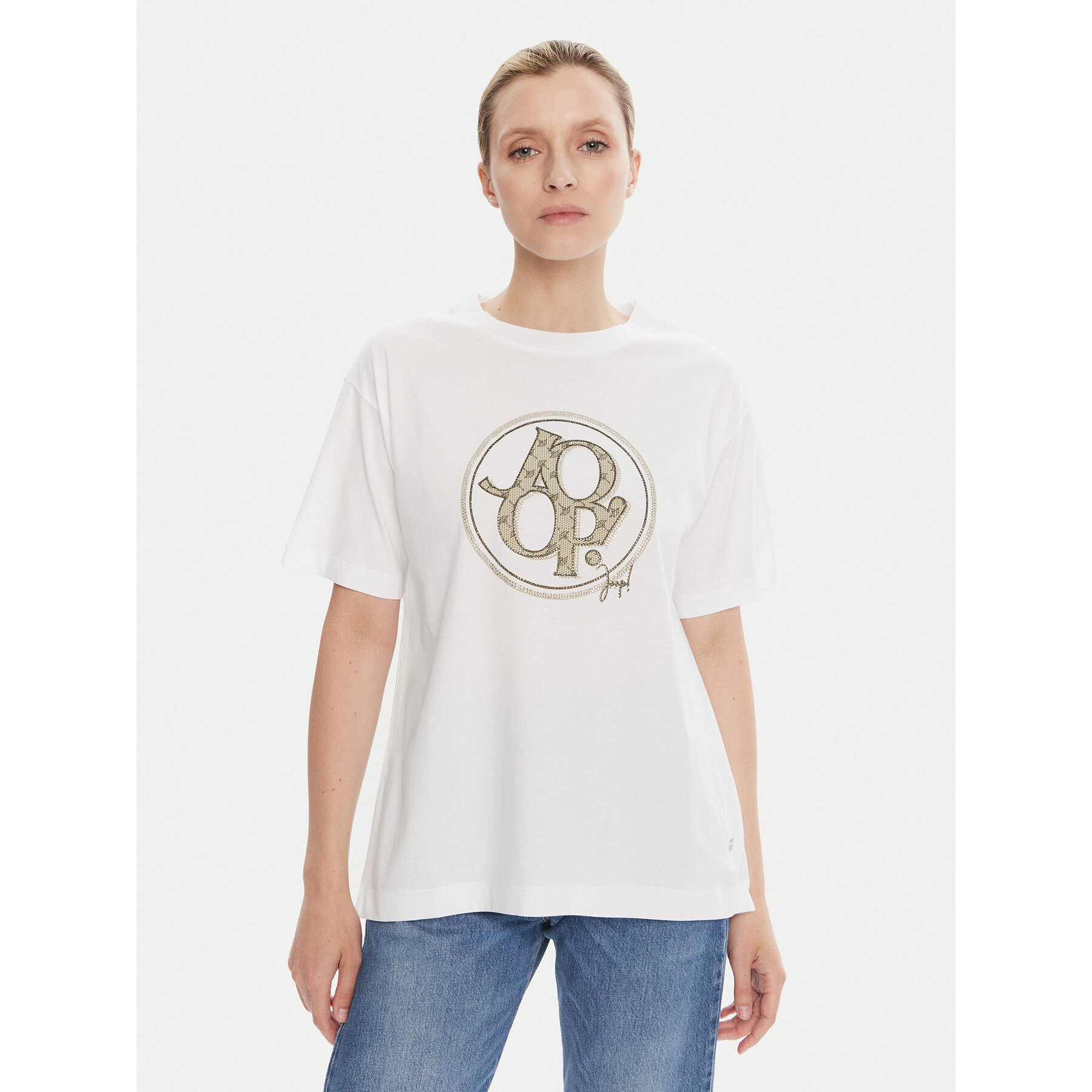 JOOP! T-Shirt 58 252JE58Tashi 30046236 Biały Regular Fit