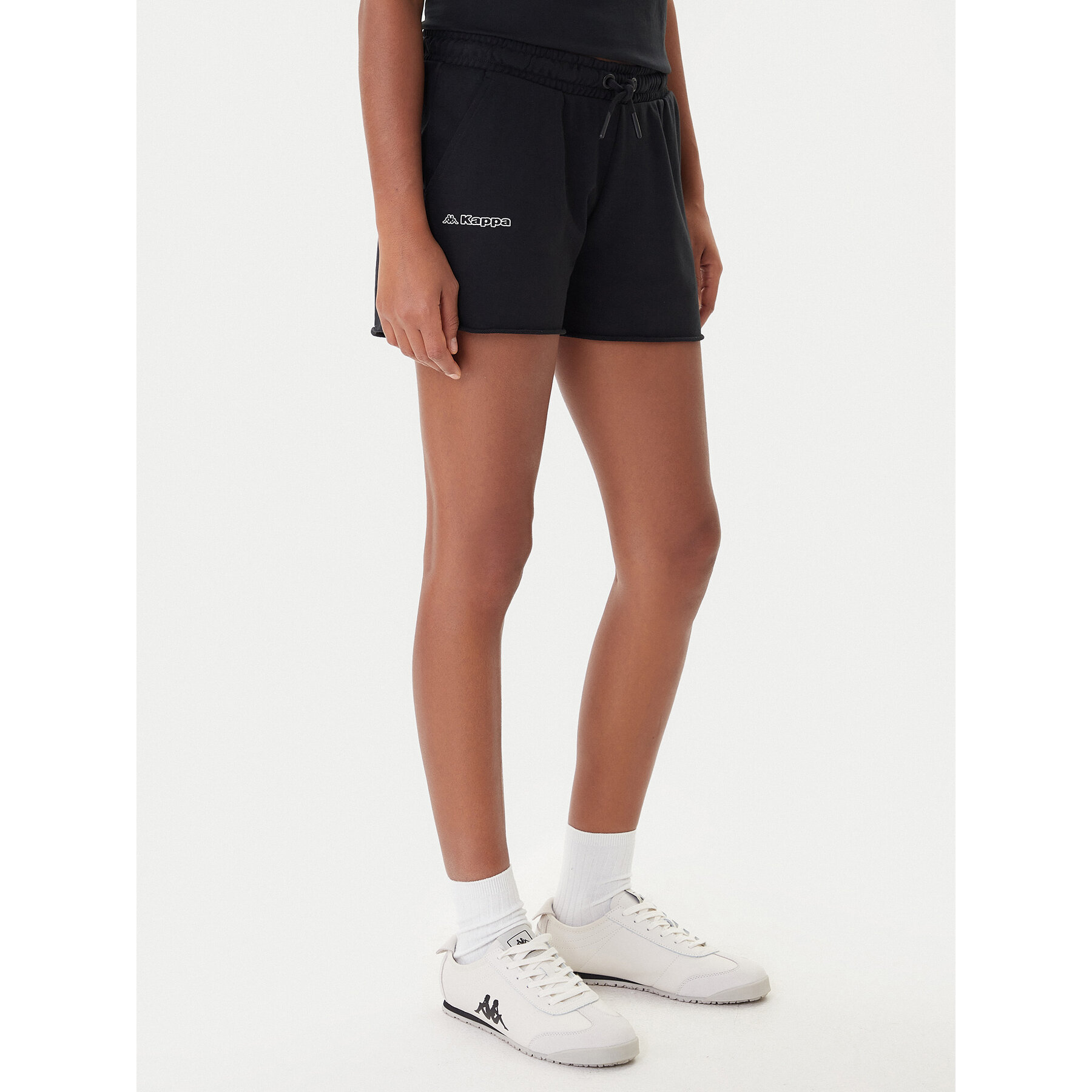 Kappa Szorty sportowe Fefra 351K2RW Czarny Regular Fit