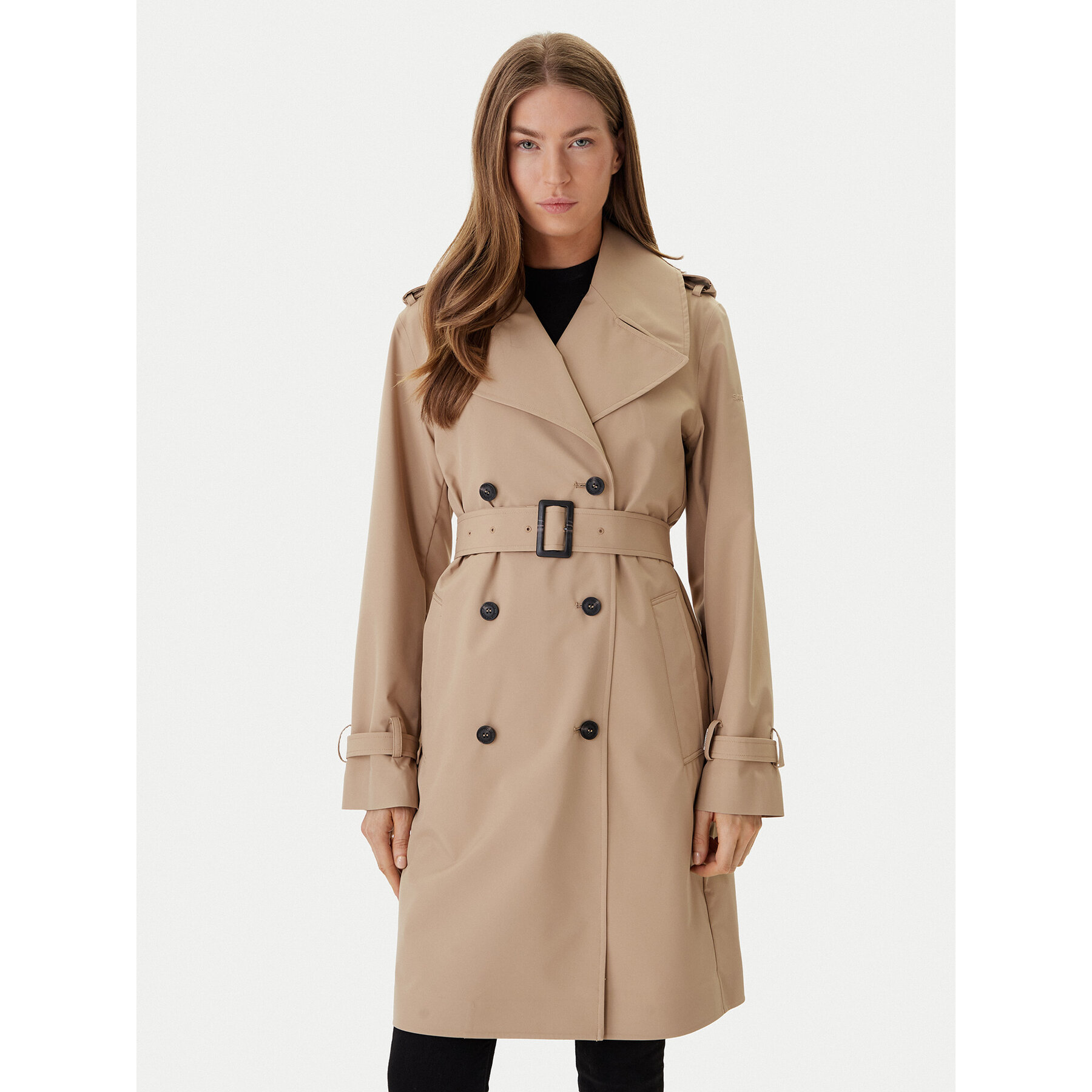 Save The Duck Trencz D42664W GRIN22 Beżowy Regular Fit