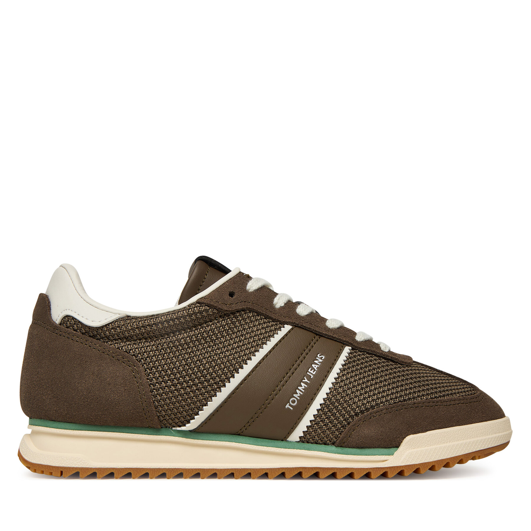 Tommy Jeans Sneakersy Tjw Low Profile Runner EN0EN02862 Brązowy