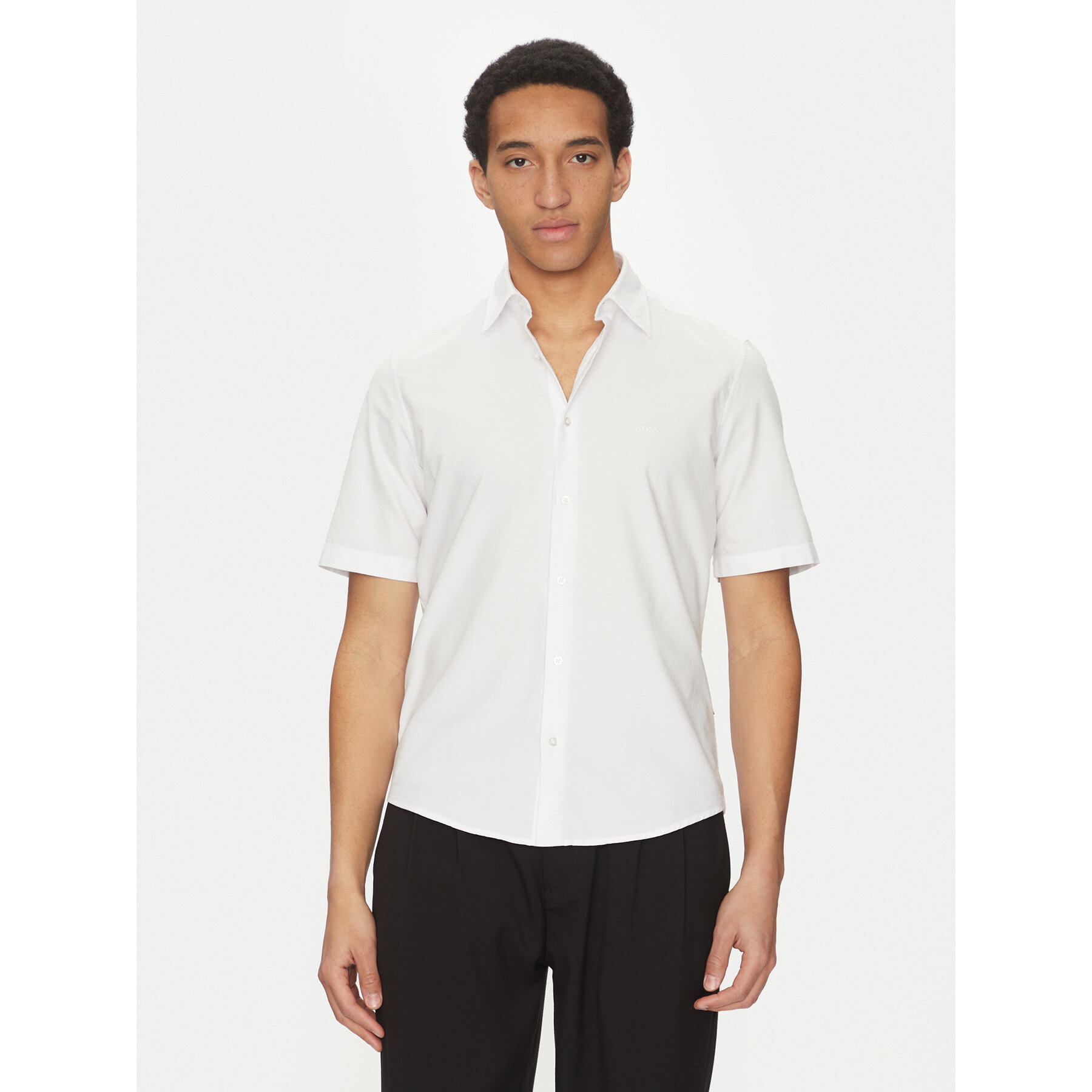 BOSS Koszula Rash_2 50537332 Biały Regular Fit