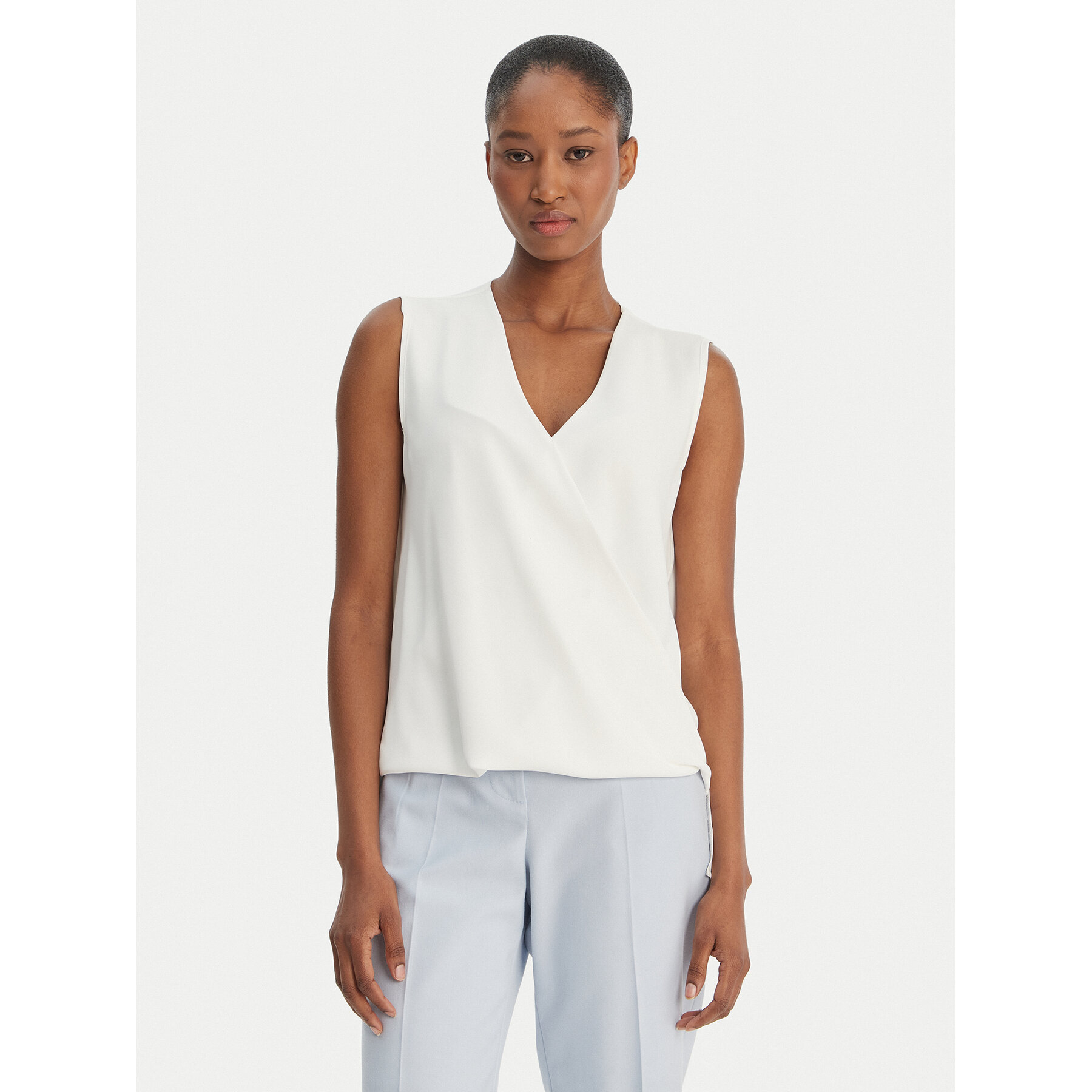 Rinascimento Bluzka CFC0128622003 Biały Regular Fit