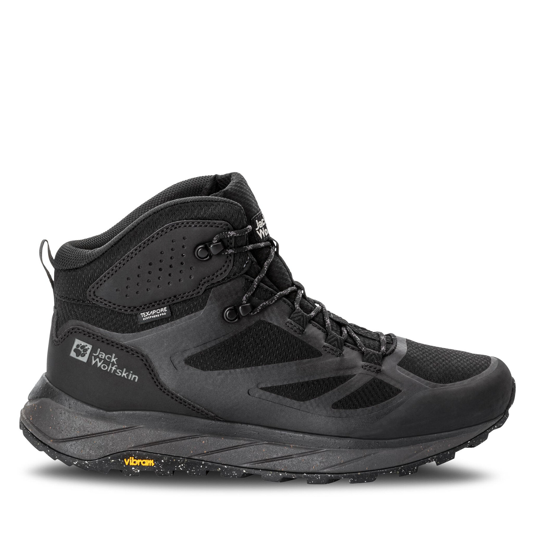 Jack Wolfskin Trekkingi Terraventure Texapore Mid M 4051521 Czarny