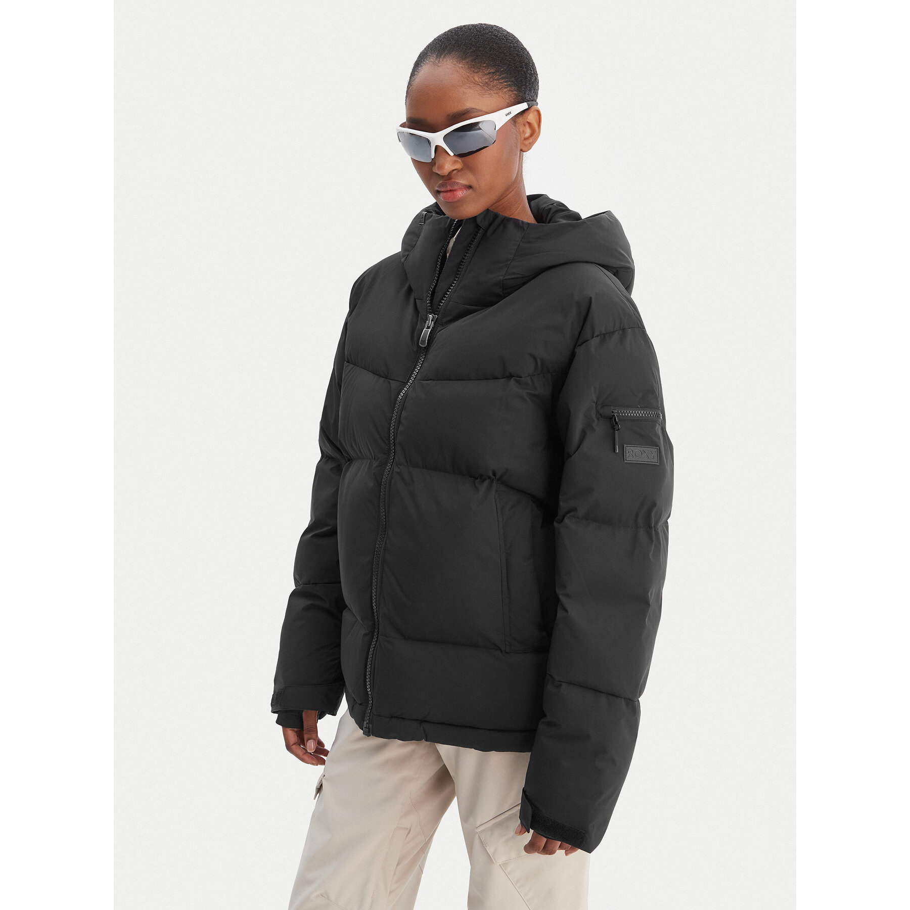 Roxy Kurtka narciarska Alofted ERJTJ03470 Czarny Regular Fit