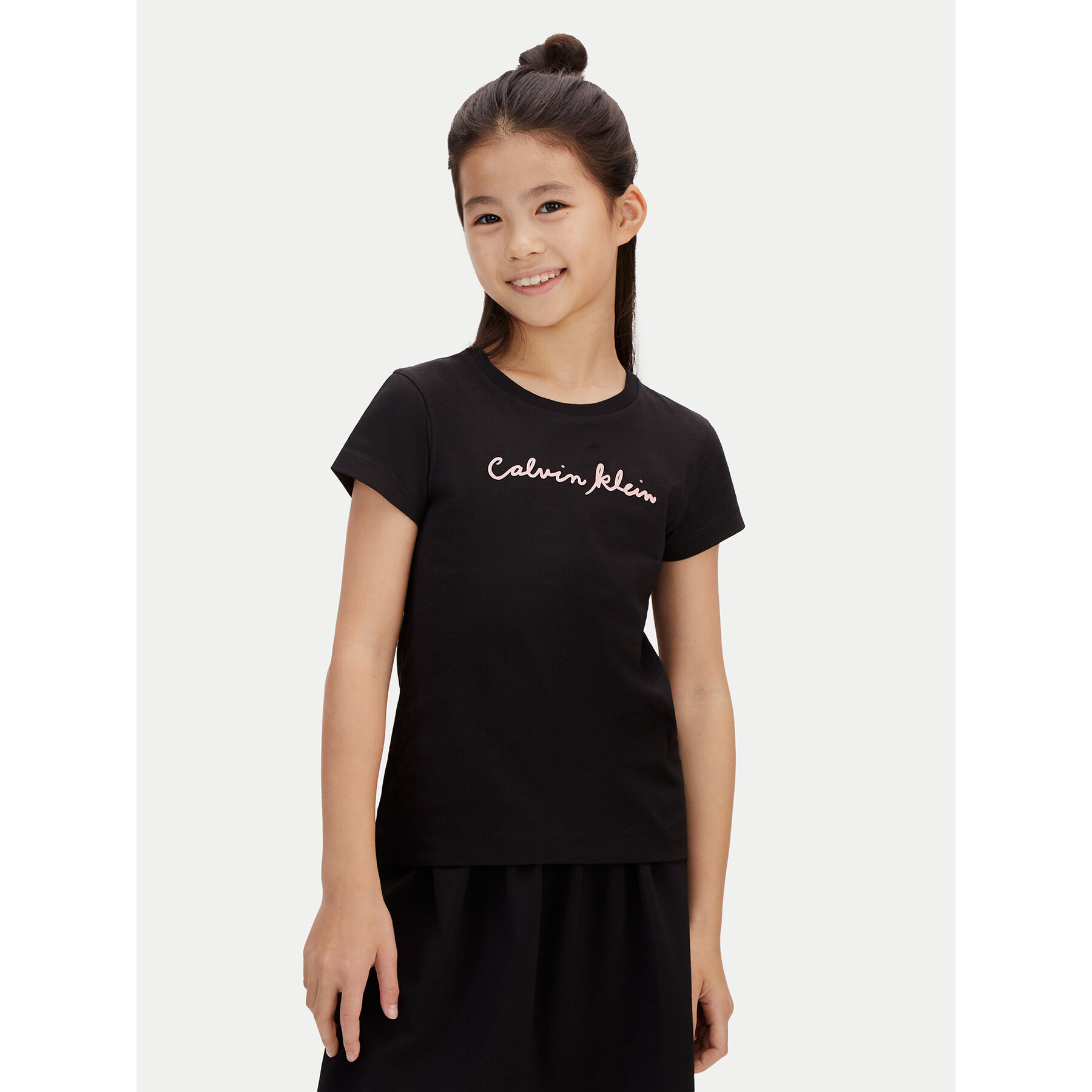 Calvin Klein Jeans T-Shirt LVCKSJA17G Czarny Regular Fit