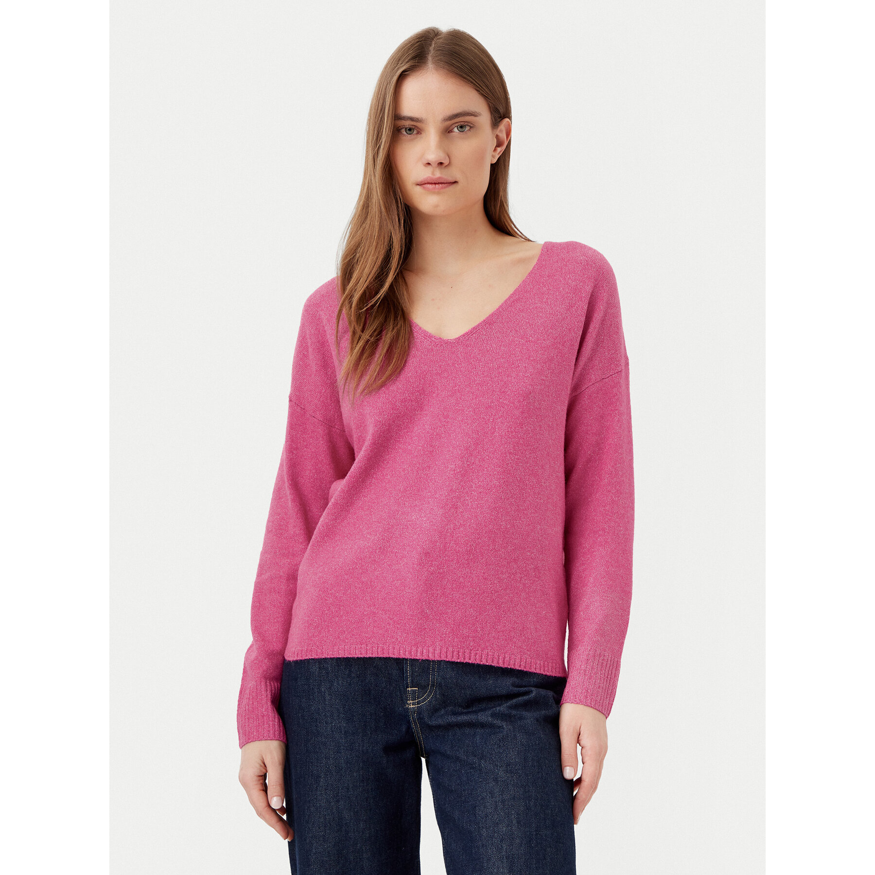 ONLY Sweter Rica 15224360 Różowy Regular Fit