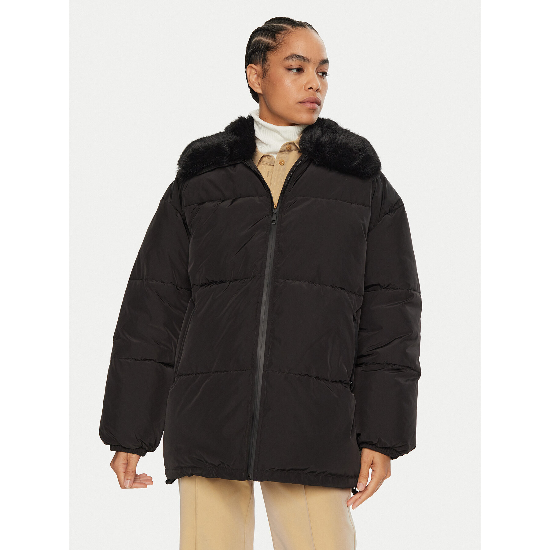 2NDDAY Kurtka zimowa Luis 2245111505 Czarny Oversize