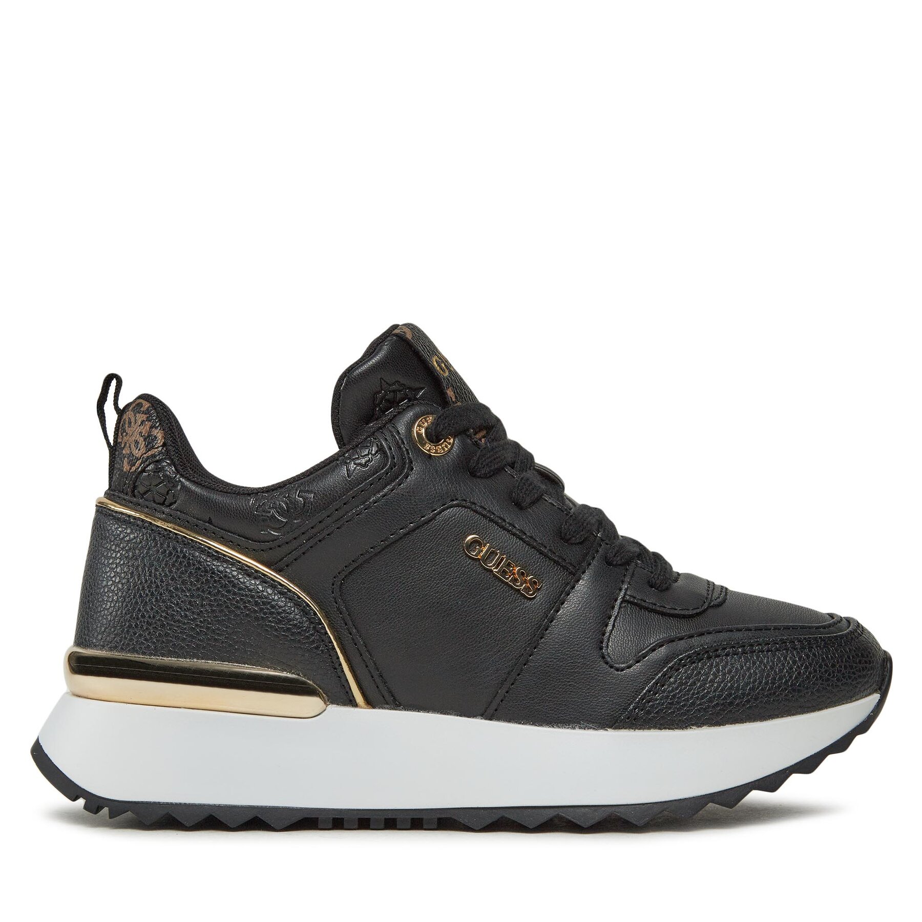 Guess Sneakersy Kaddy FL8DDY ELE12 Czarny