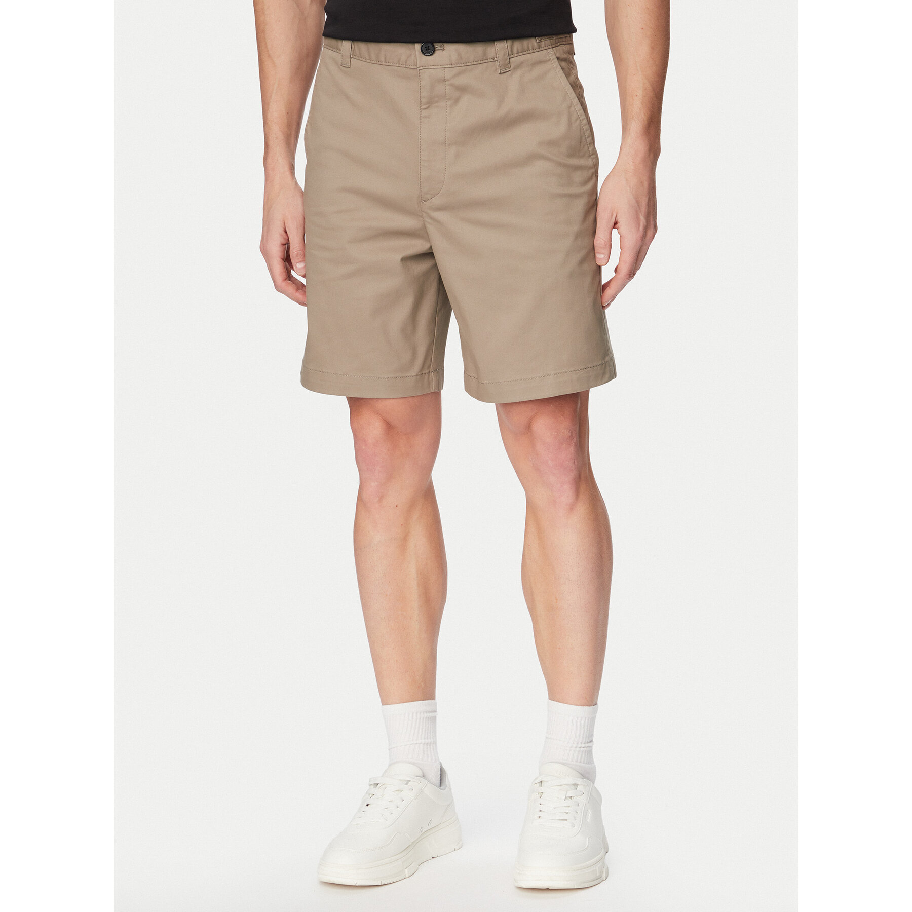 HUGO Szorty materiałowe Genar261S 50567293 Brązowy jasny Slim Fit