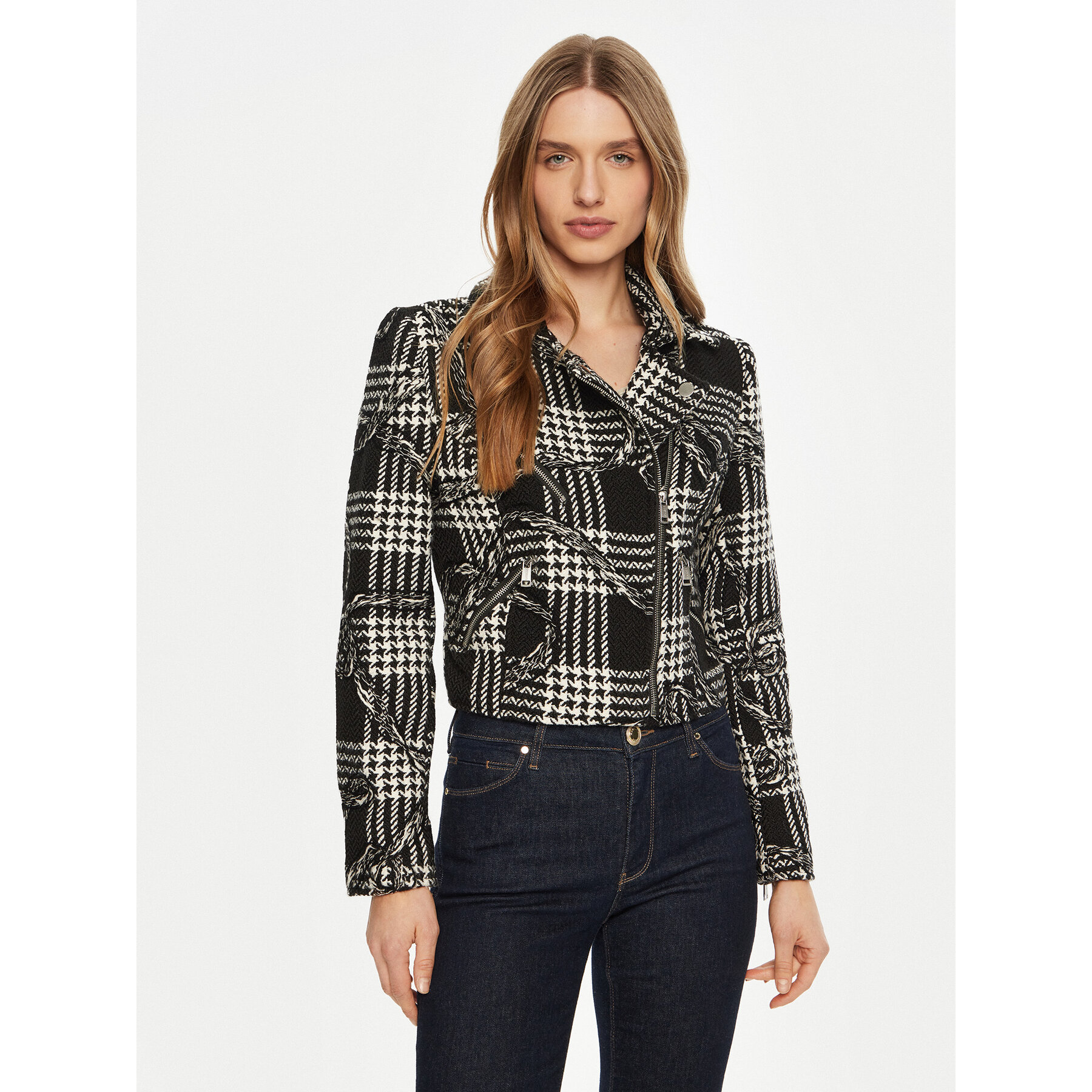 Guess Płaszcz przejściowy W5RL29 WGWG0 Czarny Regular Fit