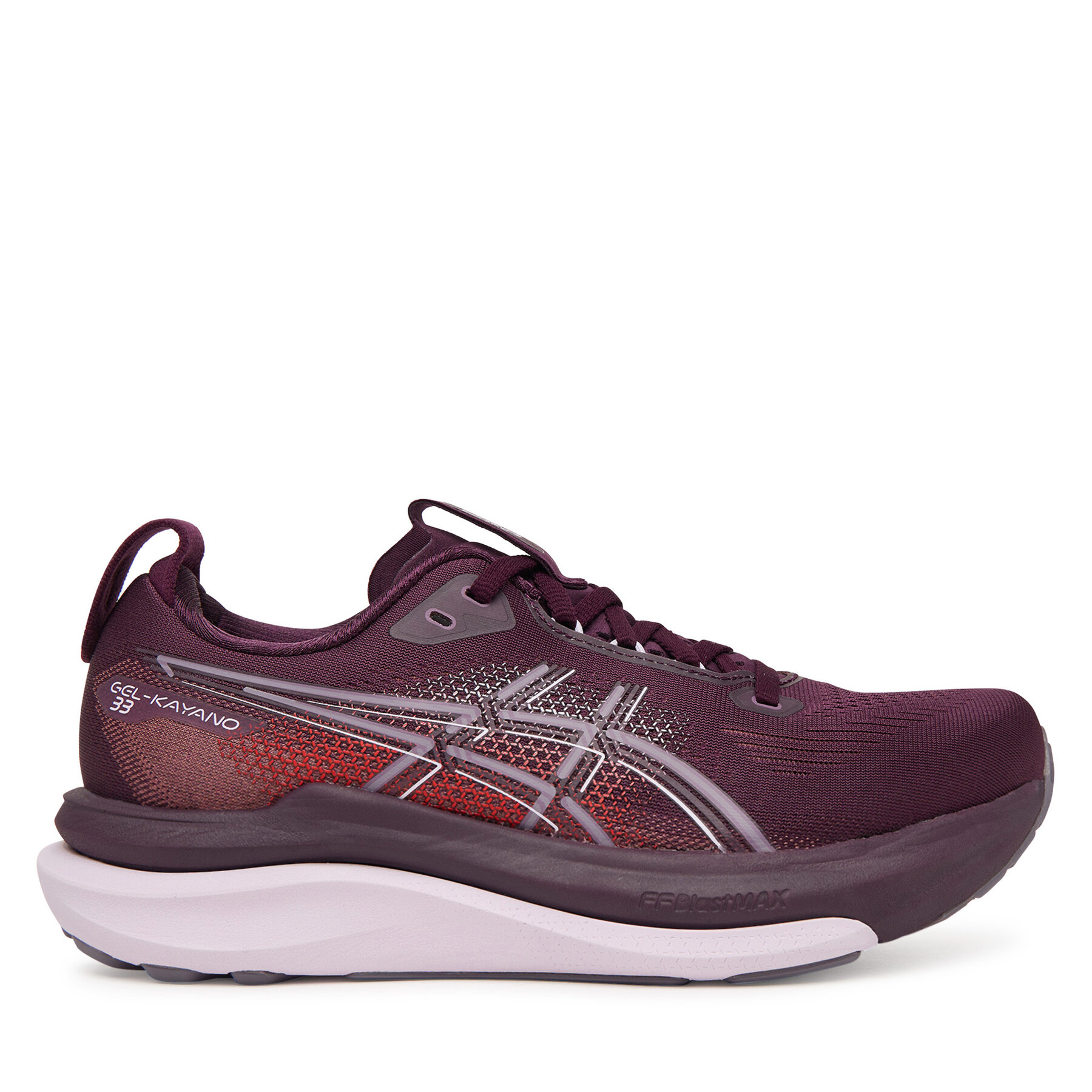 Asics Buty do biegania Gel-Kayano 33 1012B939 Bordowy